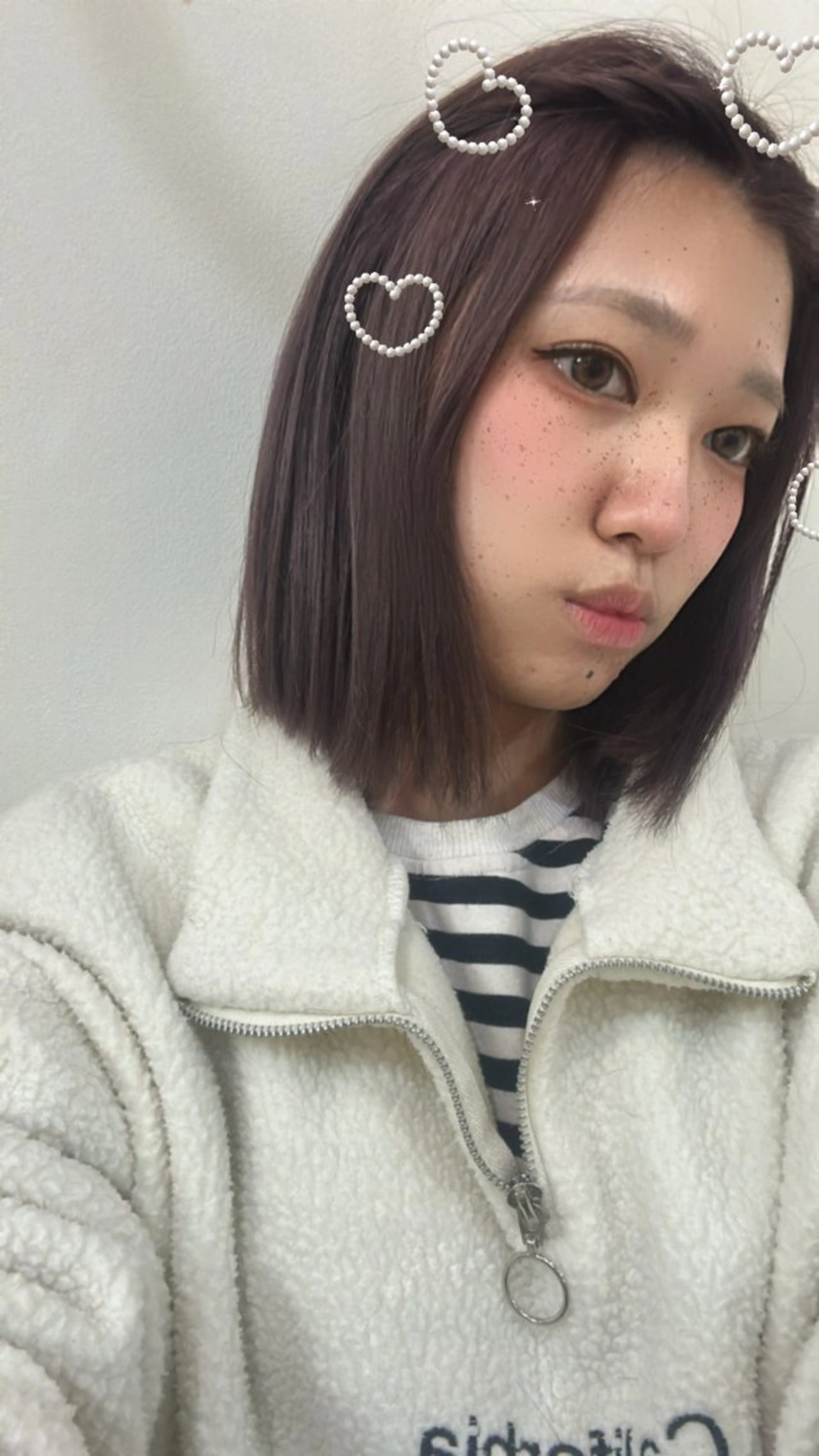 カラー ハイトーンカラー ラベンダーカラー ピンクカラー ピンクラベンダー ヘアカラー トリートメント 栗田 優月のヘアスタイル