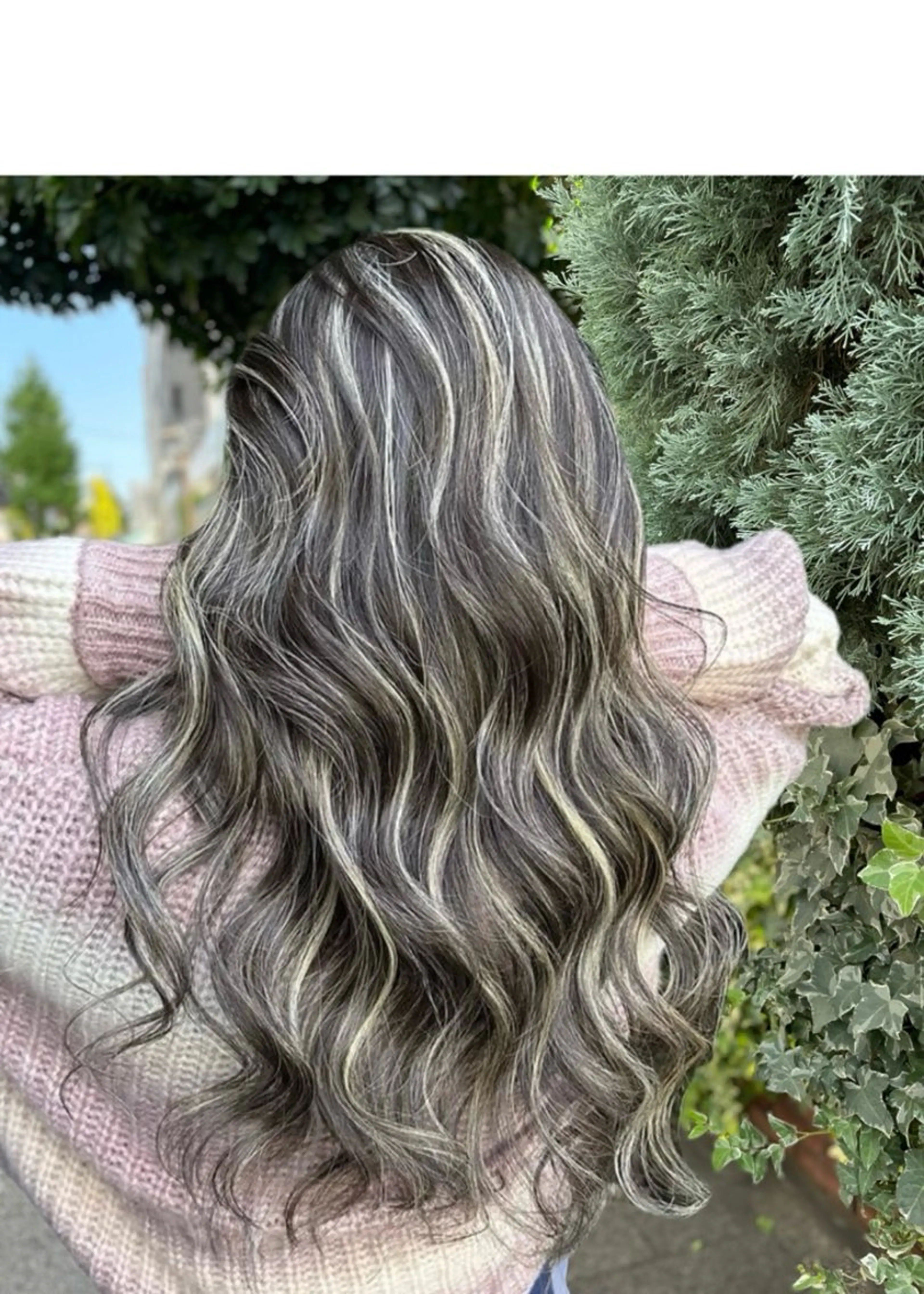 ロング カラー ハイライトカラー オレンジ ハイライト レイヤーカット ヘアカラー トリートメント 🌈ハイライト特化 🌈 🐶ノザワ🐶のヘアスタイル