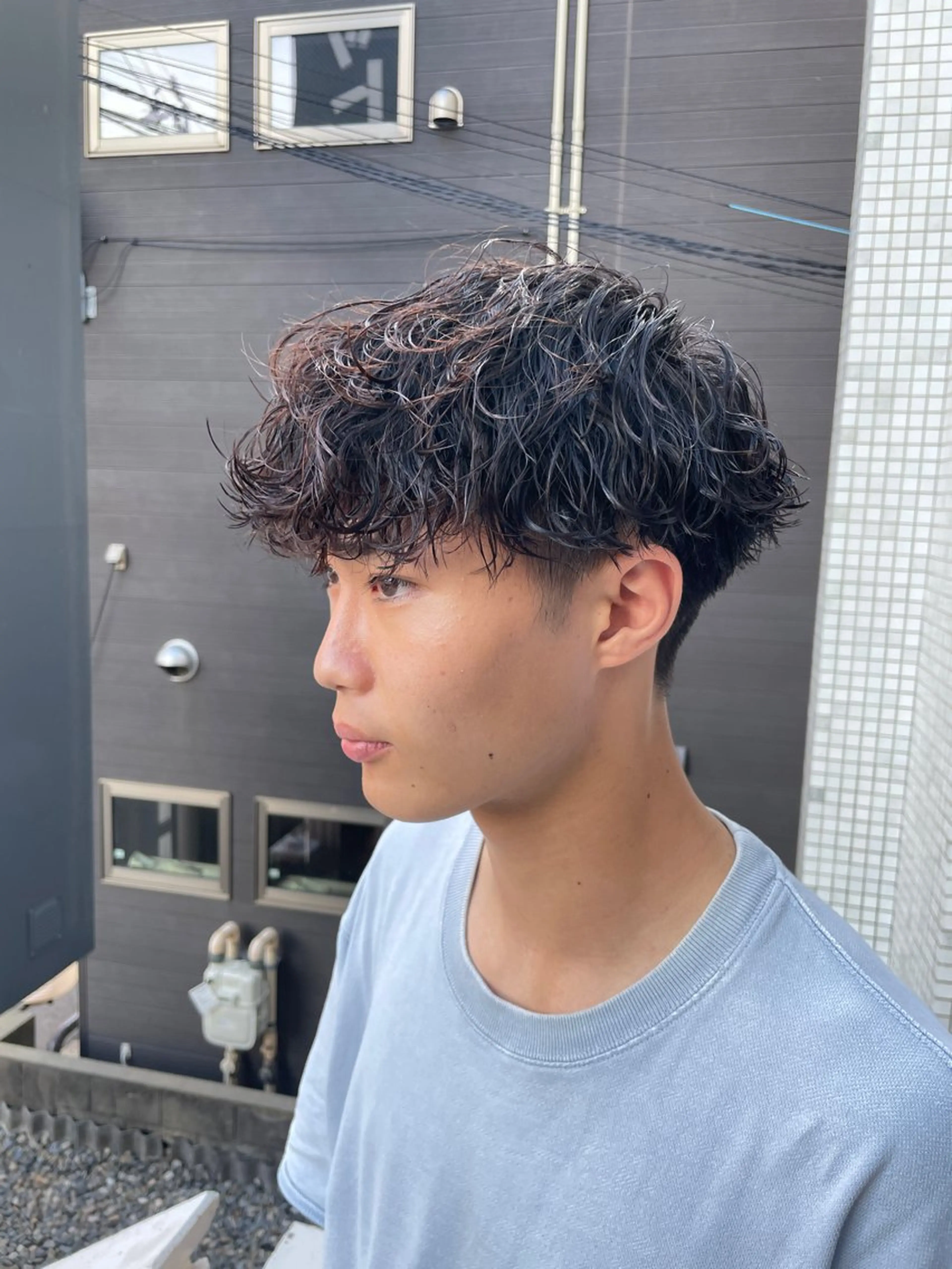 パーマ メンズ 波巻きパーマ 新潟メンズ/縮毛矯正 パーマ/mizukiのヘアスタイル