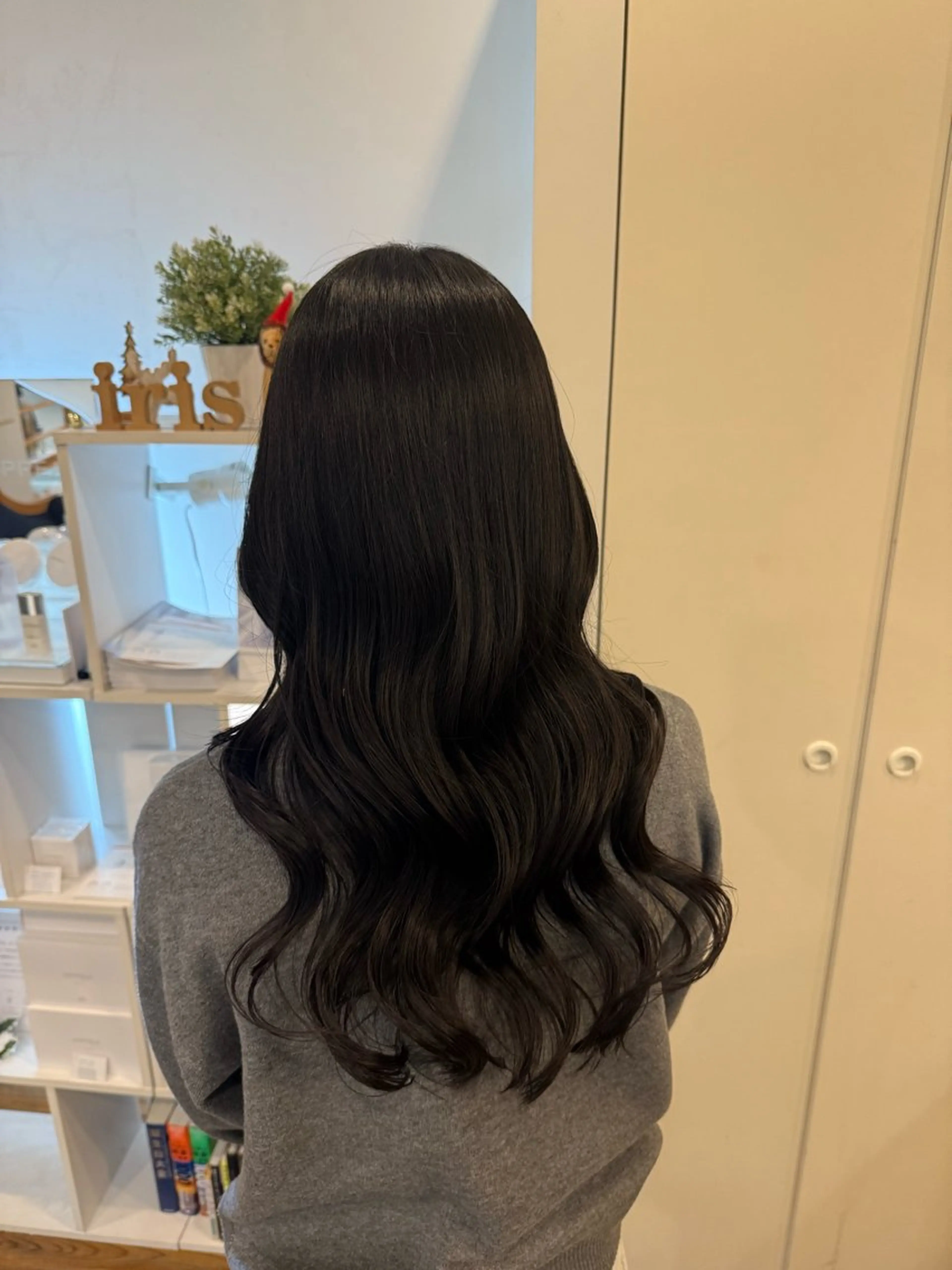 ロング カラー カット ヘアカラー トリートメント 竹添 有梨沙のヘアスタイル