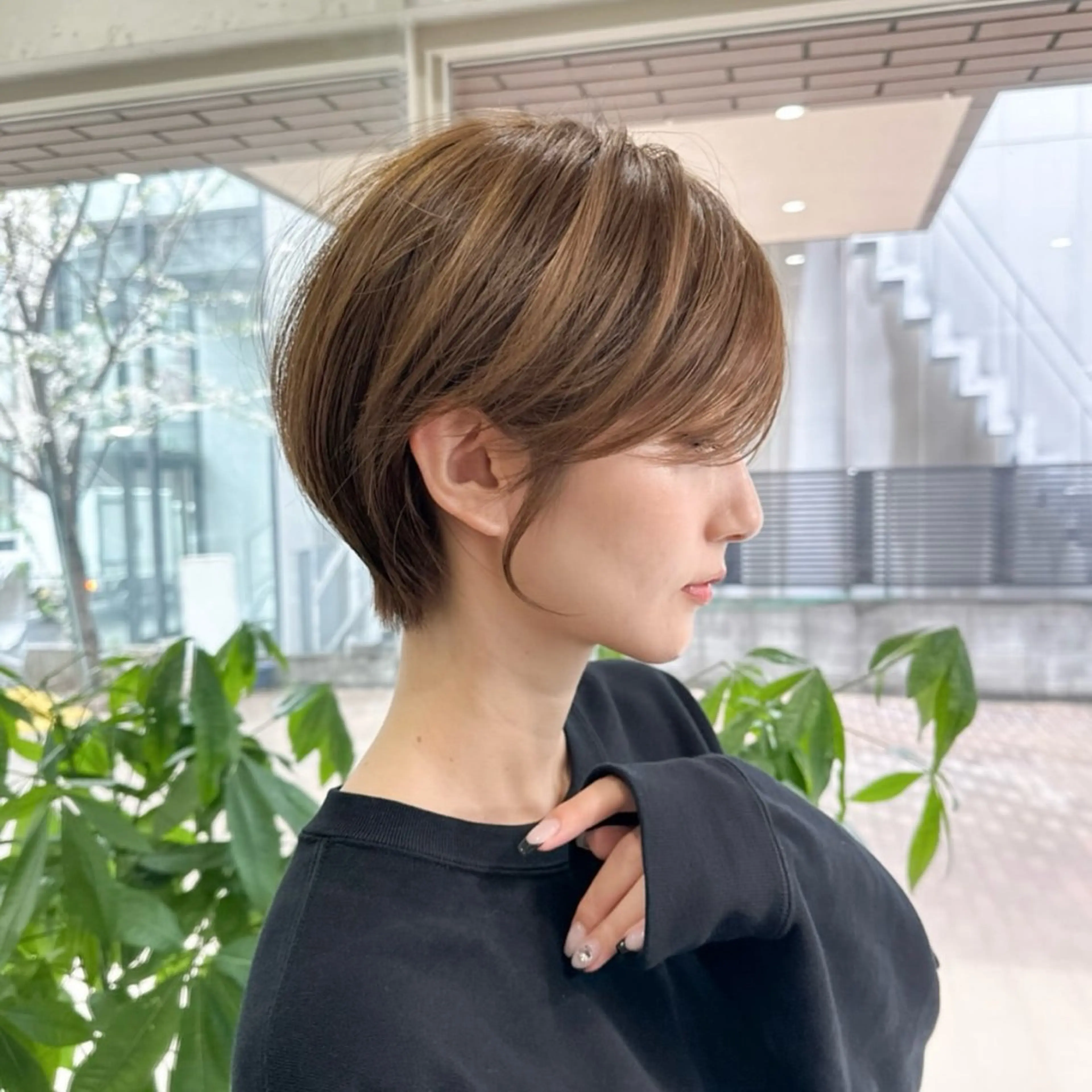 ショート 艶カラー/ヘアセット 着付け　ふうか　渋谷のヘアスタイル