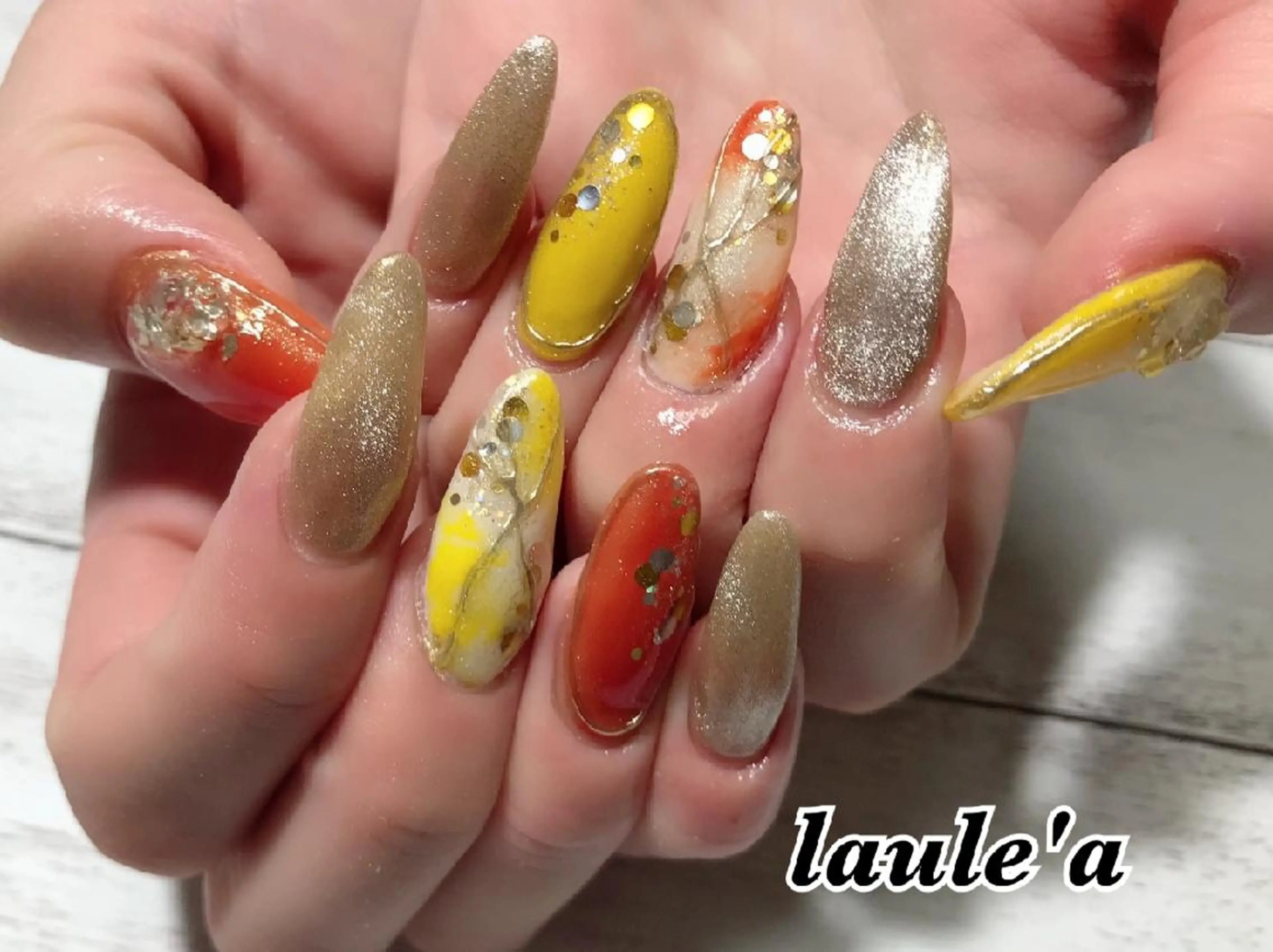 ネイル ハンドネイル Rグループ felizのネイルデザイン