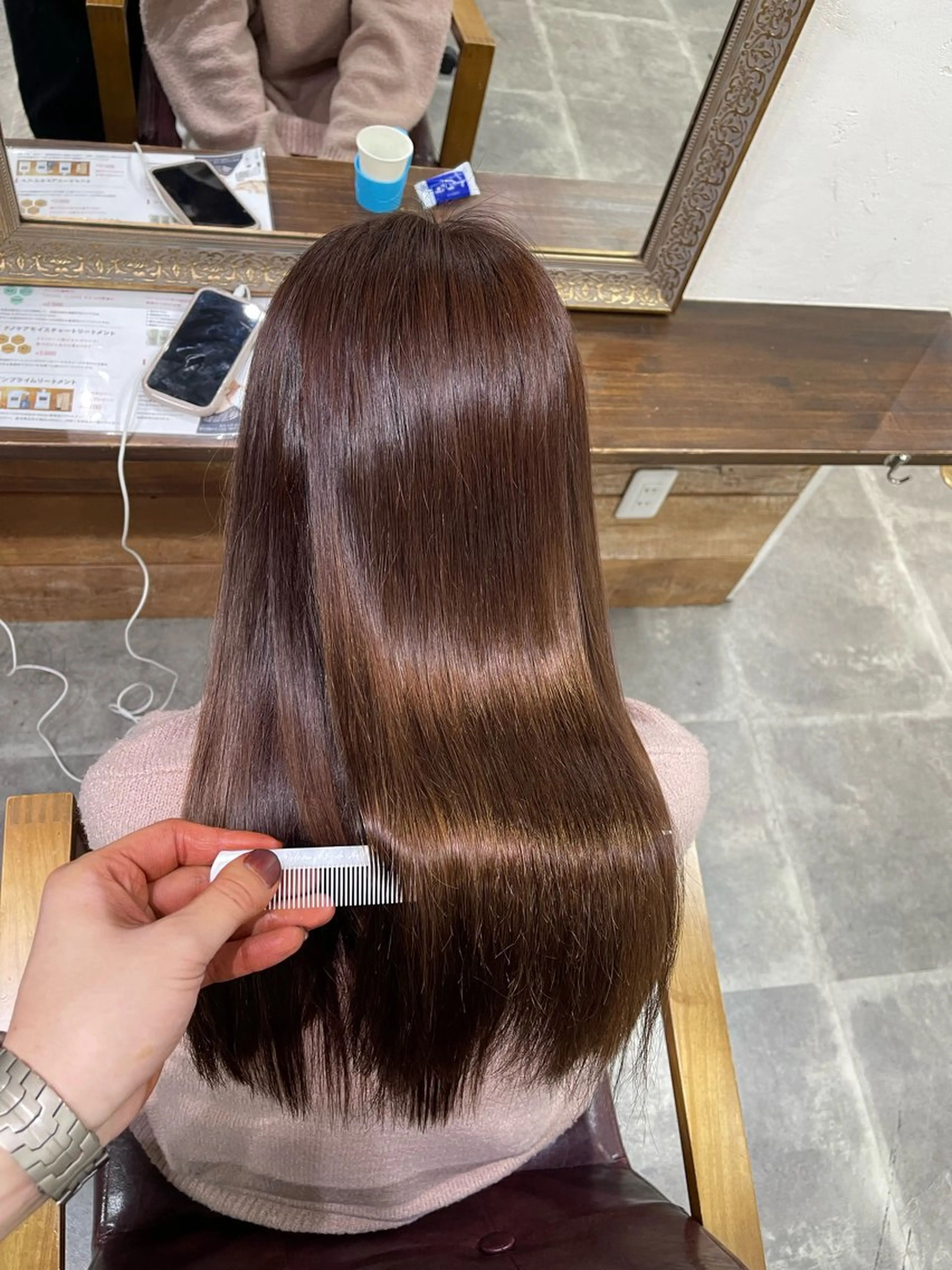 ロング カラー ブリーチ ケアブリーチ デザインカラー ダブルカラー 髪質改善 ダブルカラー/ 髪質改善💎安藤のヘアスタイル