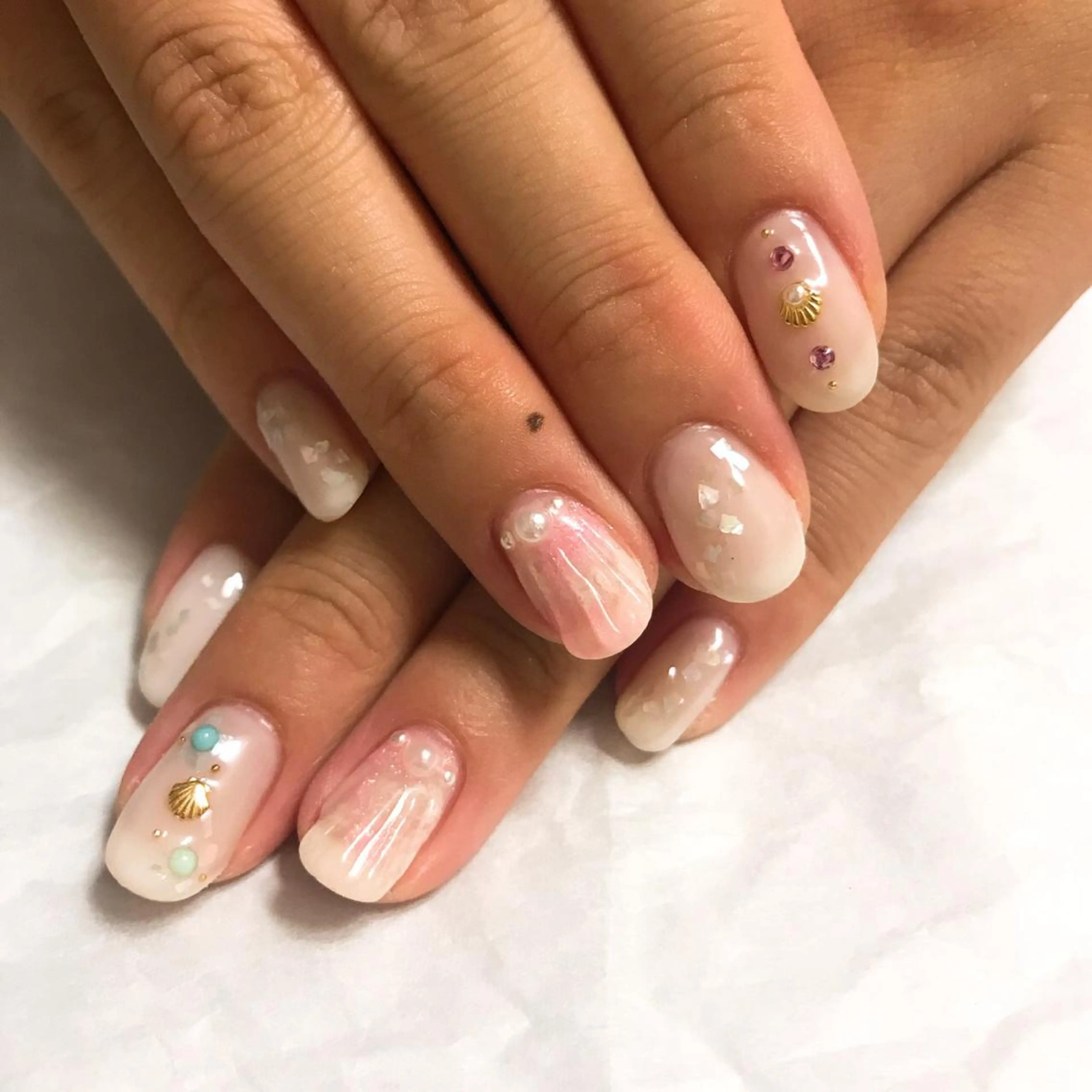 ネイル 渡邊 束紗のネイルデザイン