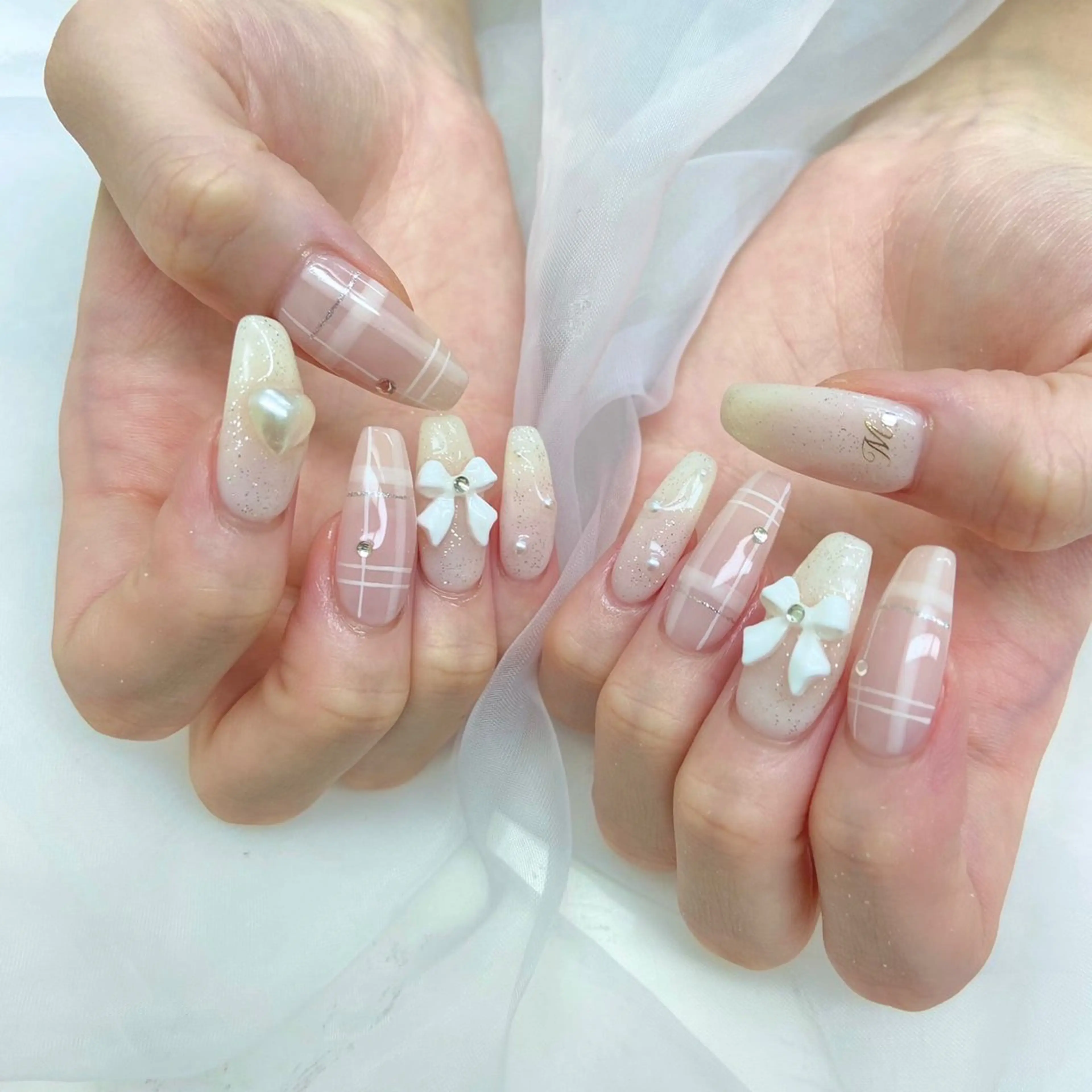 ロング 韓国風ヘア nail jaol池袋店所属・ネイルJaol 池袋のネイルデザイン