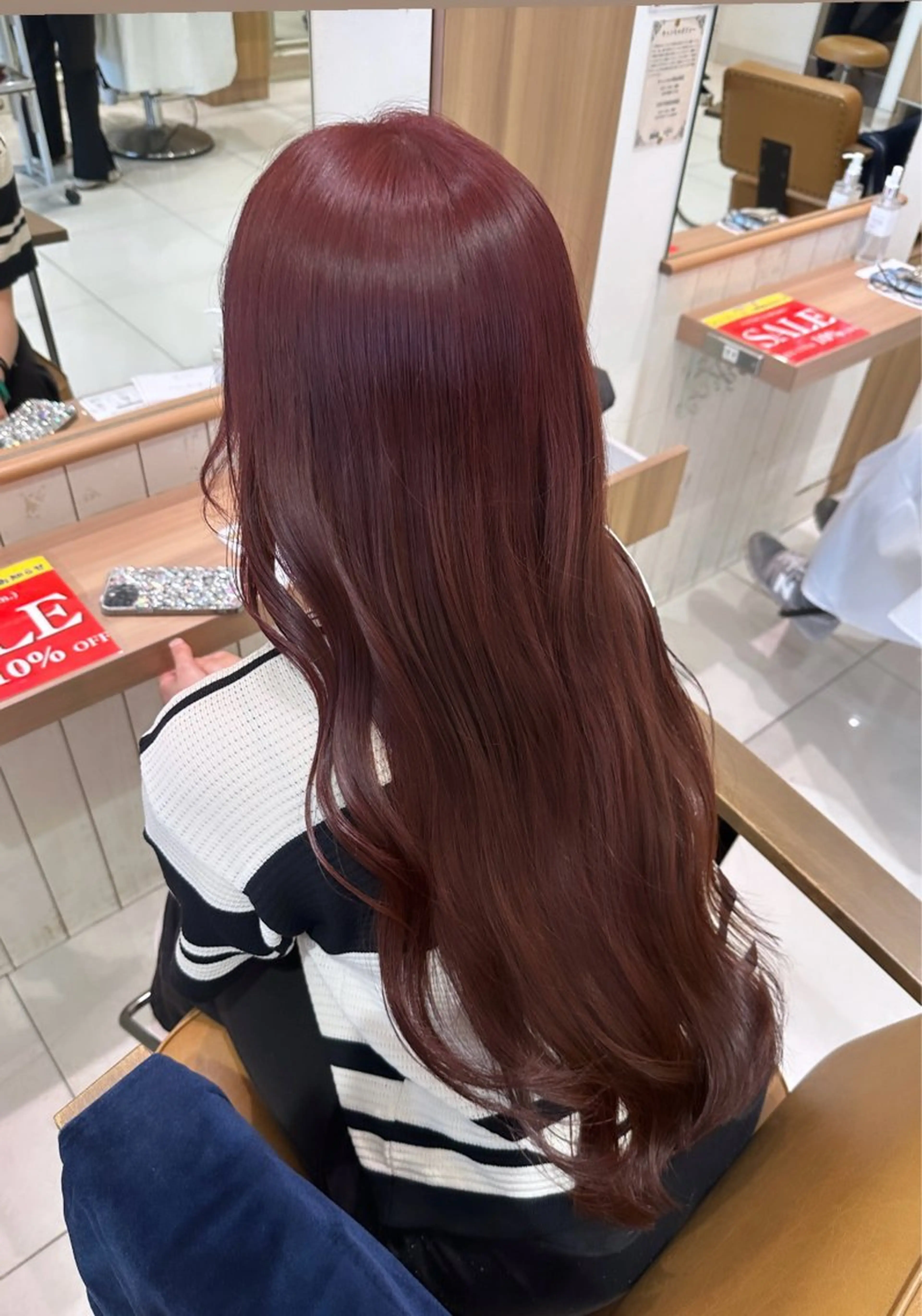 ロング カラー レイヤーカット🪽 𝐼𝐾𝑈𝑀𝐼のヘアスタイル