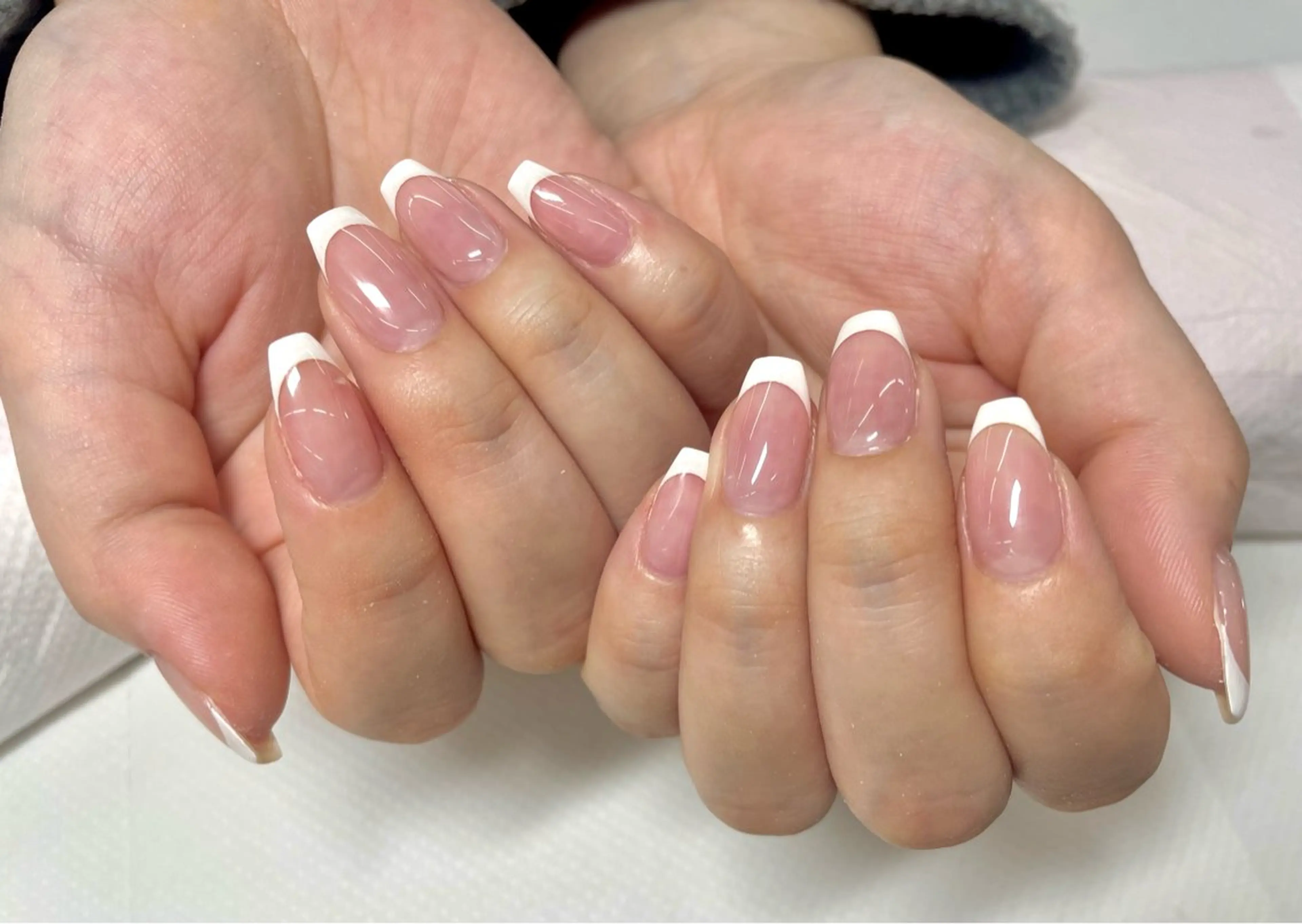 ネイル フレンチネイル MAXKELLY大阪所属・Hosokawa Sayakaのネイルデザイン