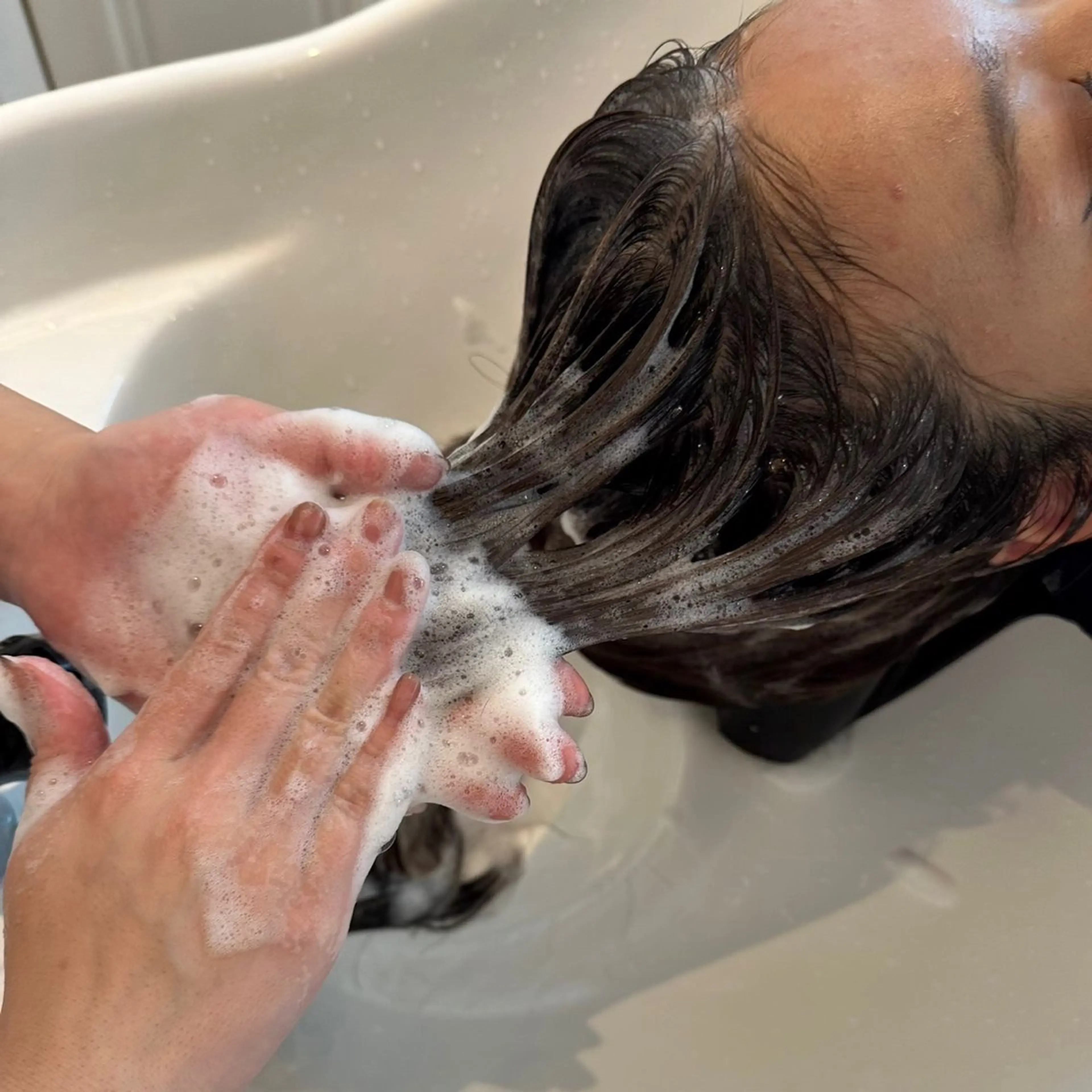 トリートメント ヘッドスパ 🍒透明感カラー mutsuki🍒のヘアスタイル