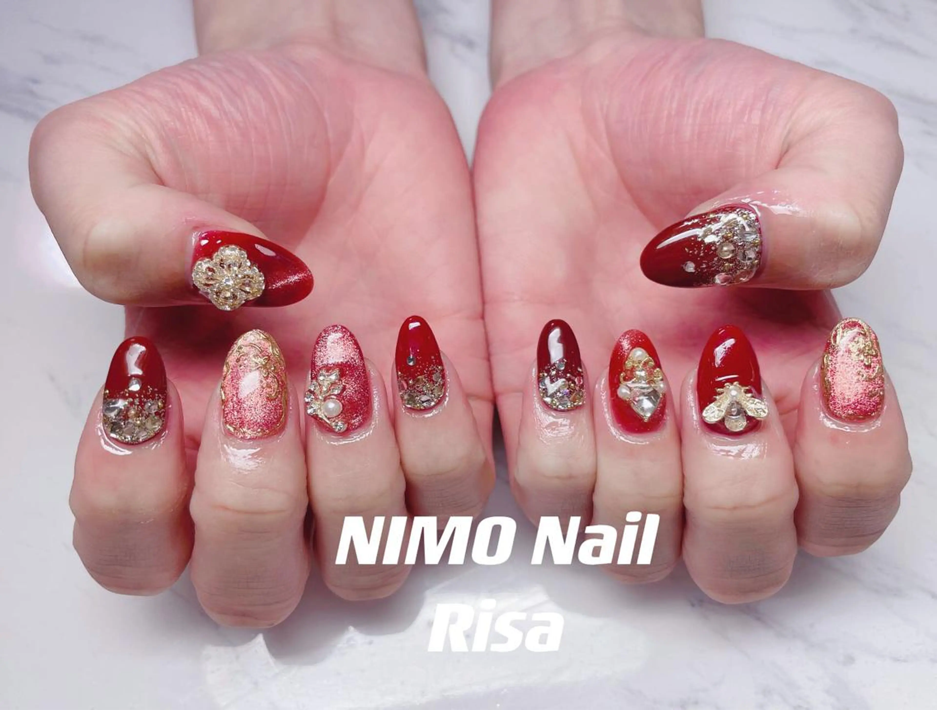 ネイル ハンドネイル RI SA☀️ リサのネイルデザイン