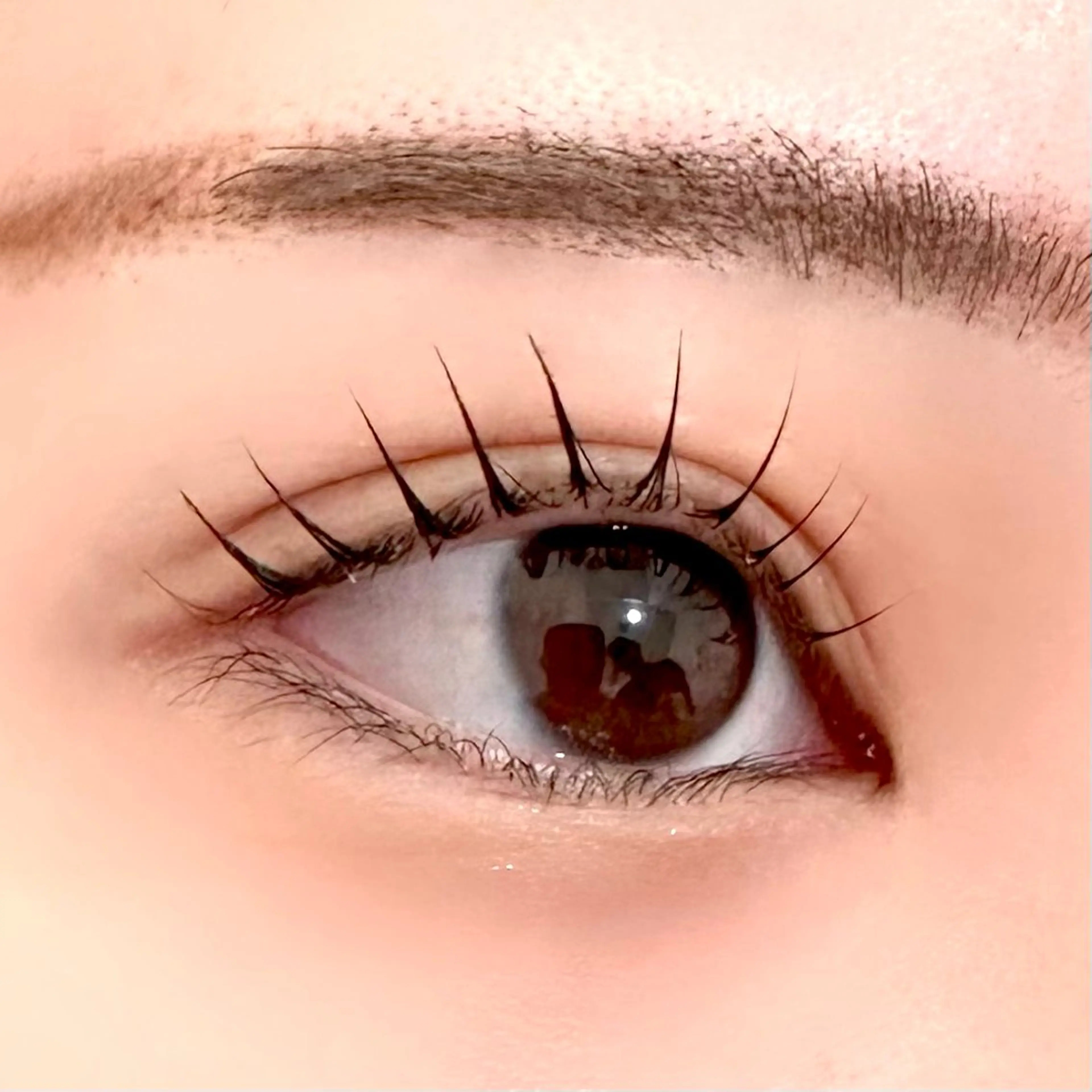 マツエク・マツパ 束感まつ毛 韓国風マツエク パリジェンヌラッシュリフト まつげパーマ 一重×まつ毛パーマ ALPHAbyORIKA所属・束感まつげ｜ユキ 高評価｜堀江のマツエク・マツパデザイン