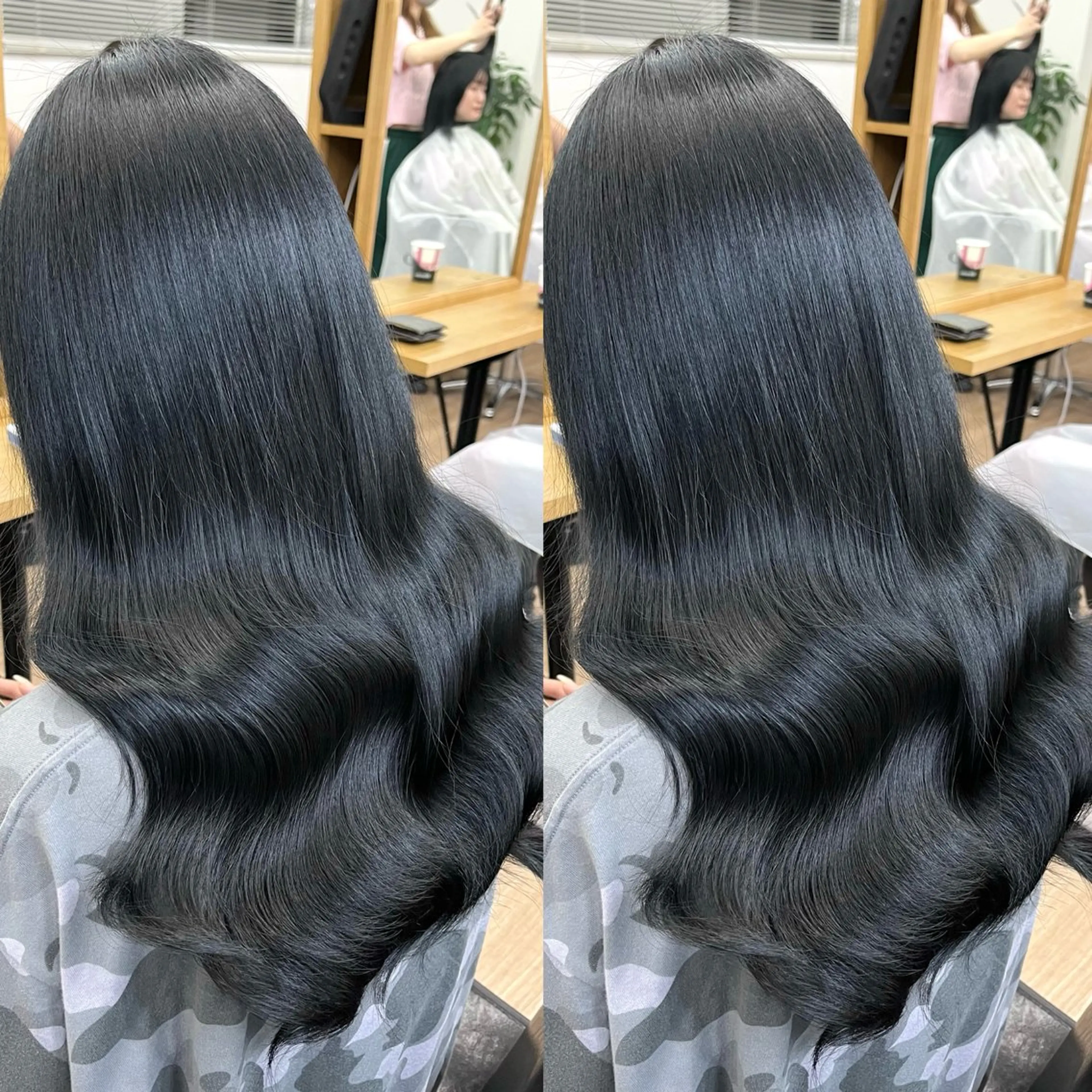 ロング 顔周りカット 髪質改善 レイヤーカット トリートメント ヘアカラー トリートメント 💎髪質改善特化💎 RUITOのヘアスタイル