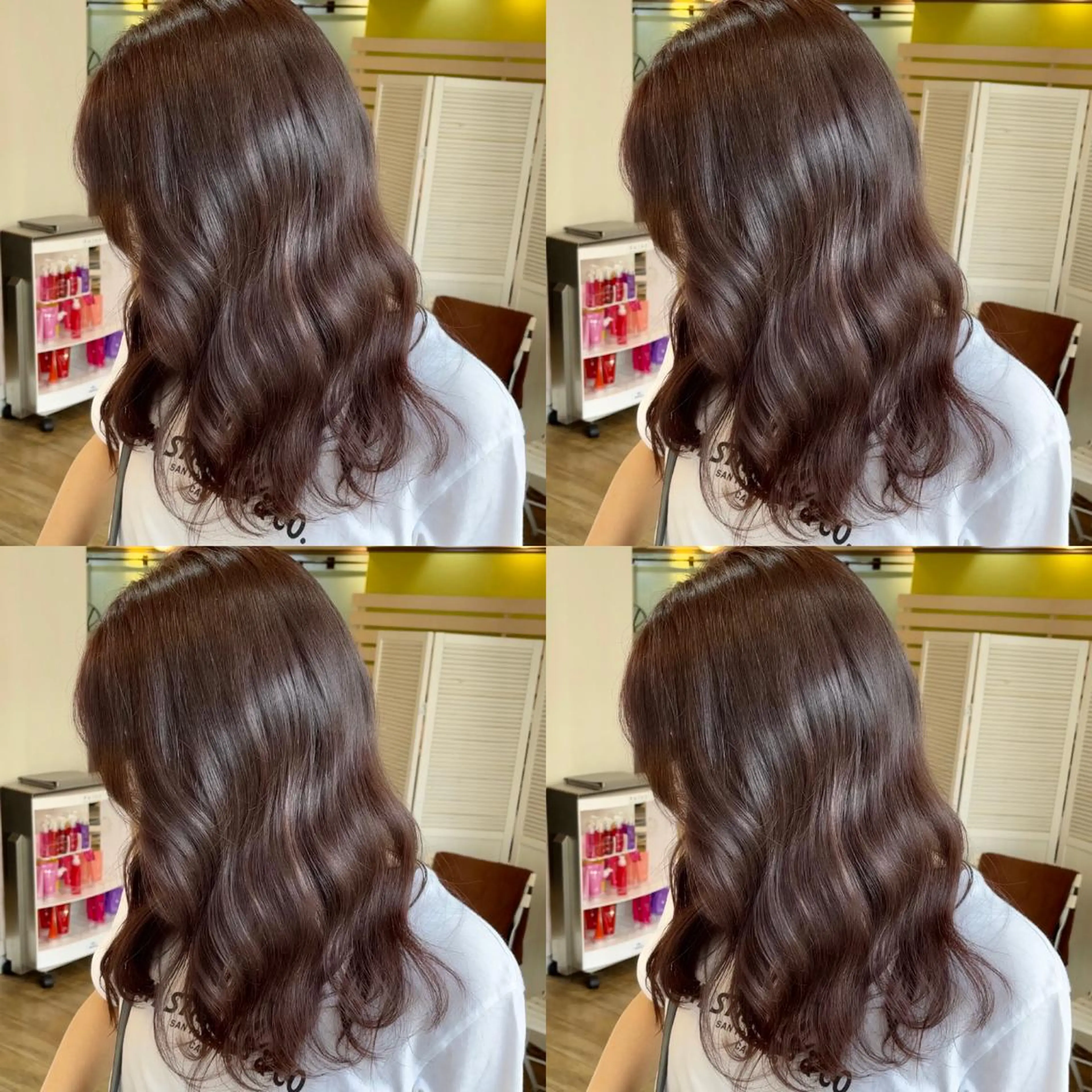 セミロング カラー カット トリートメント ヘッドスパ 大人可愛い透明感🌟 小顔・韓国髪🌟野中のヘアスタイル