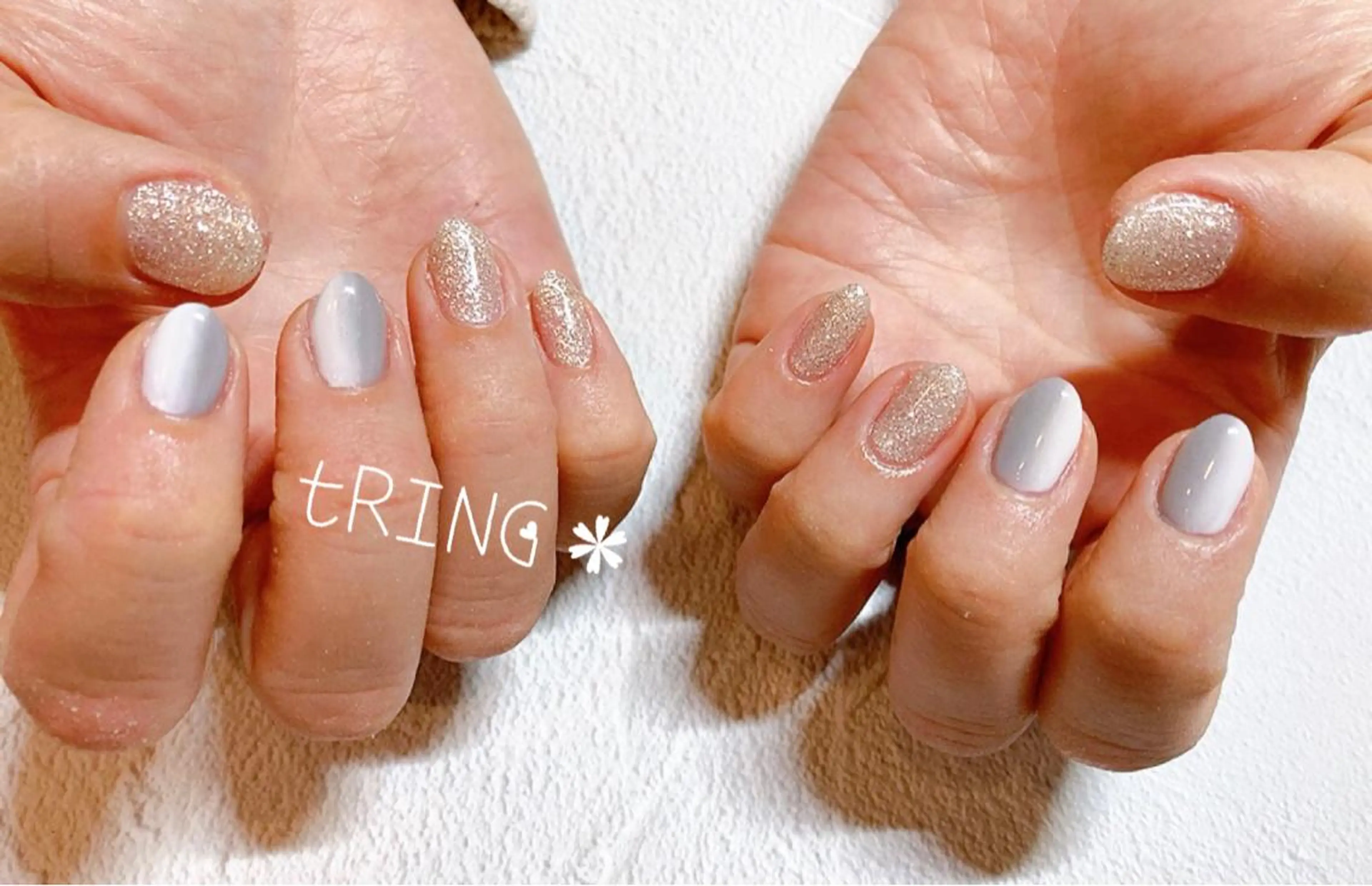 ネイル ハンドネイル tRING＊ しいの木台のネイルデザイン