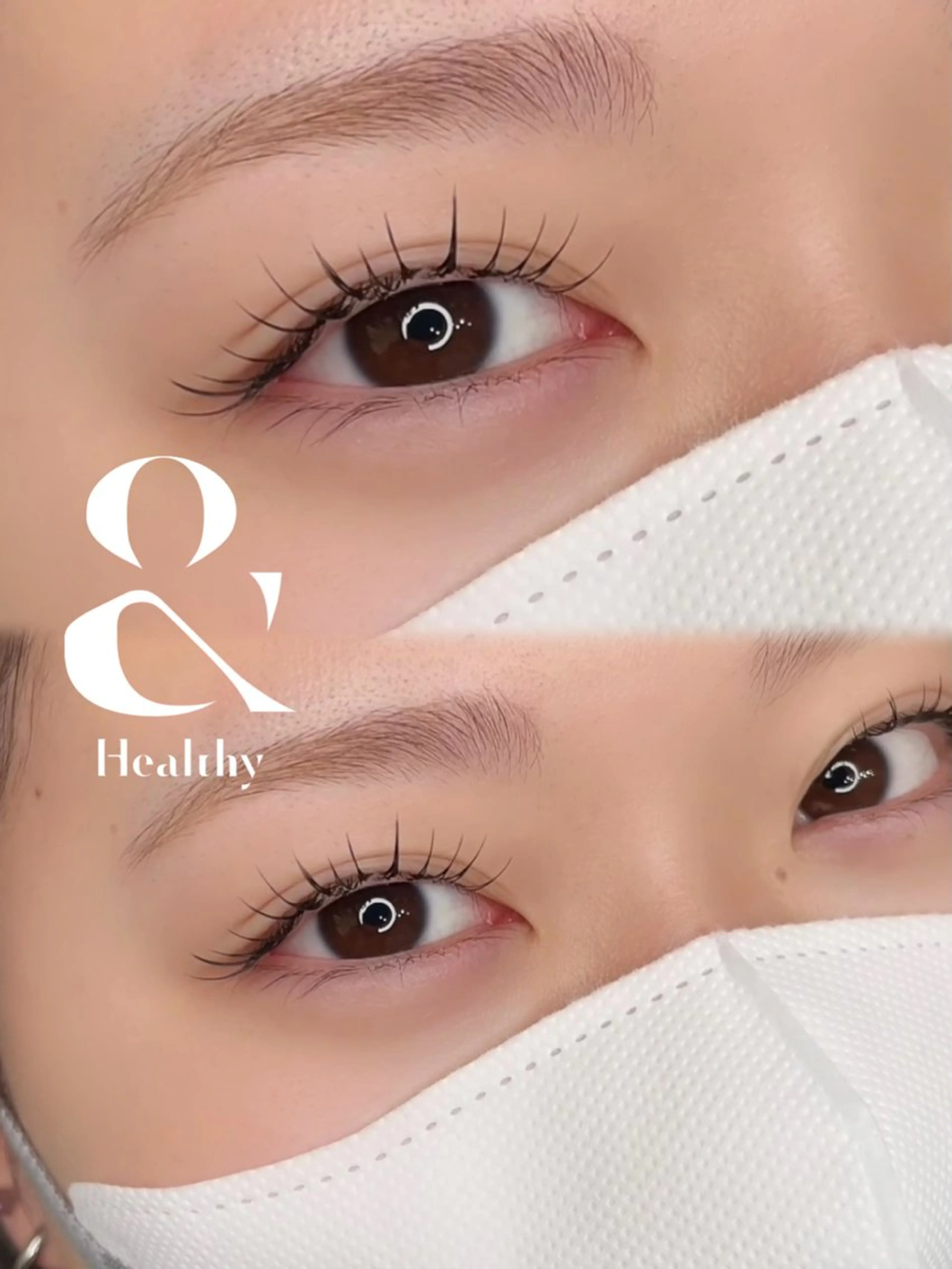 &healthy 120本 🤍 【 まつエク×パーマ 】¥9100➡︎¥7800の写真