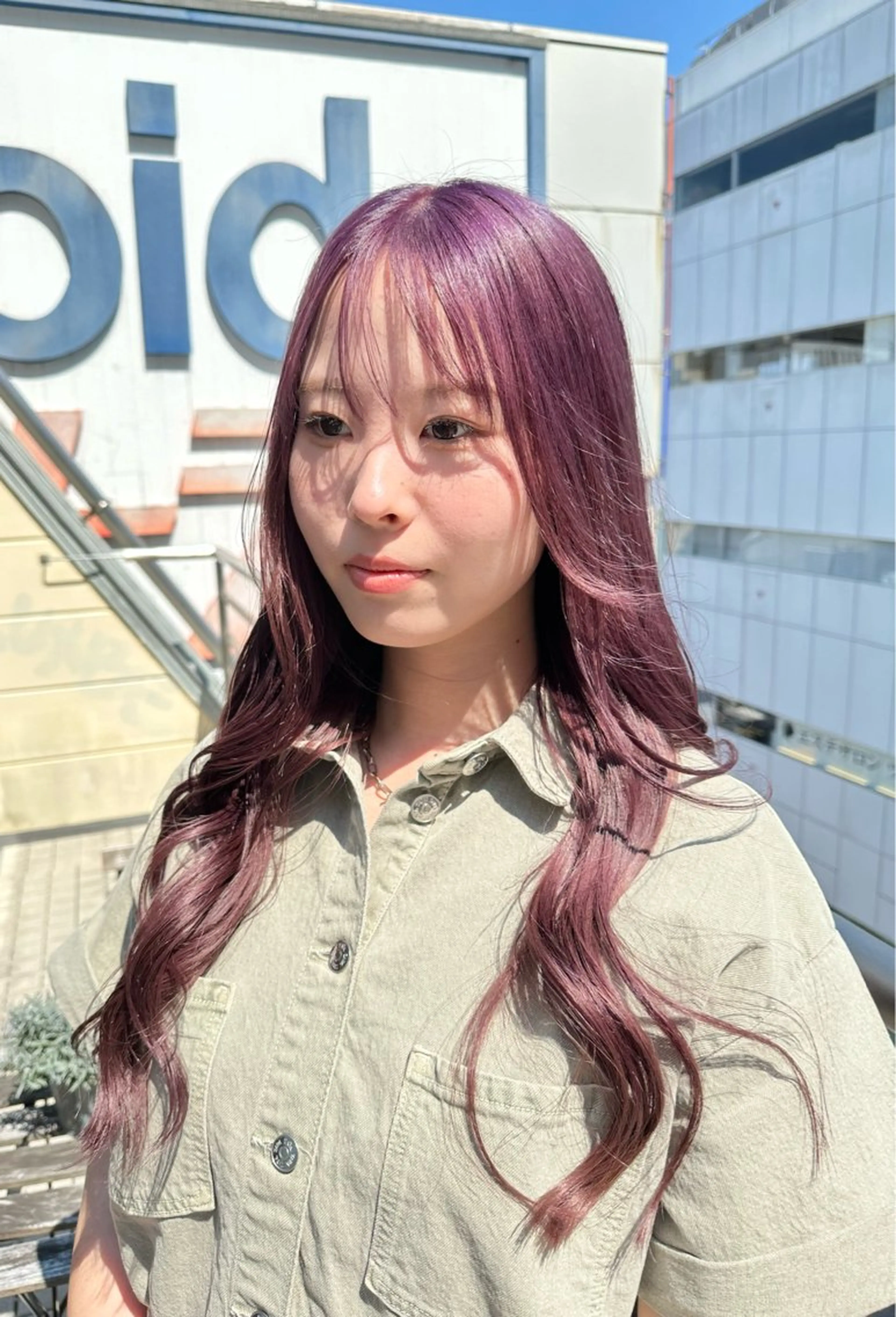 カラー ヘアカラー トリートメント 韓国レイヤ ー支持No.1renのヘアスタイル