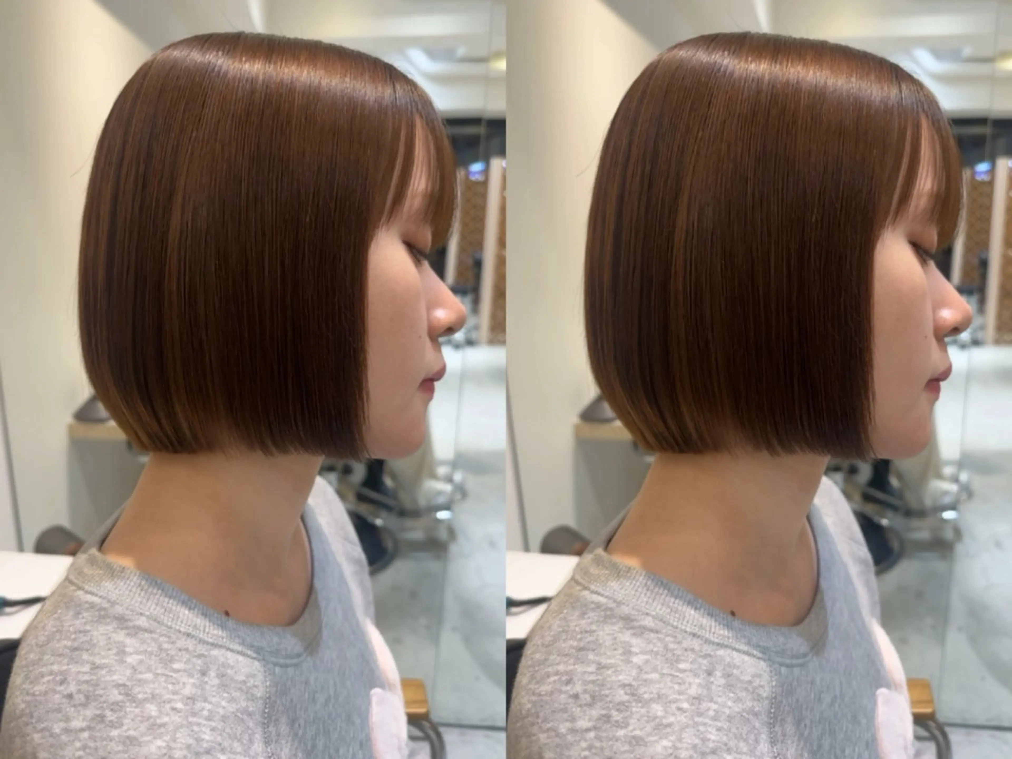 ショート カット ヘアカラー トリートメント AYAKA 下北沢suuのヘアスタイル