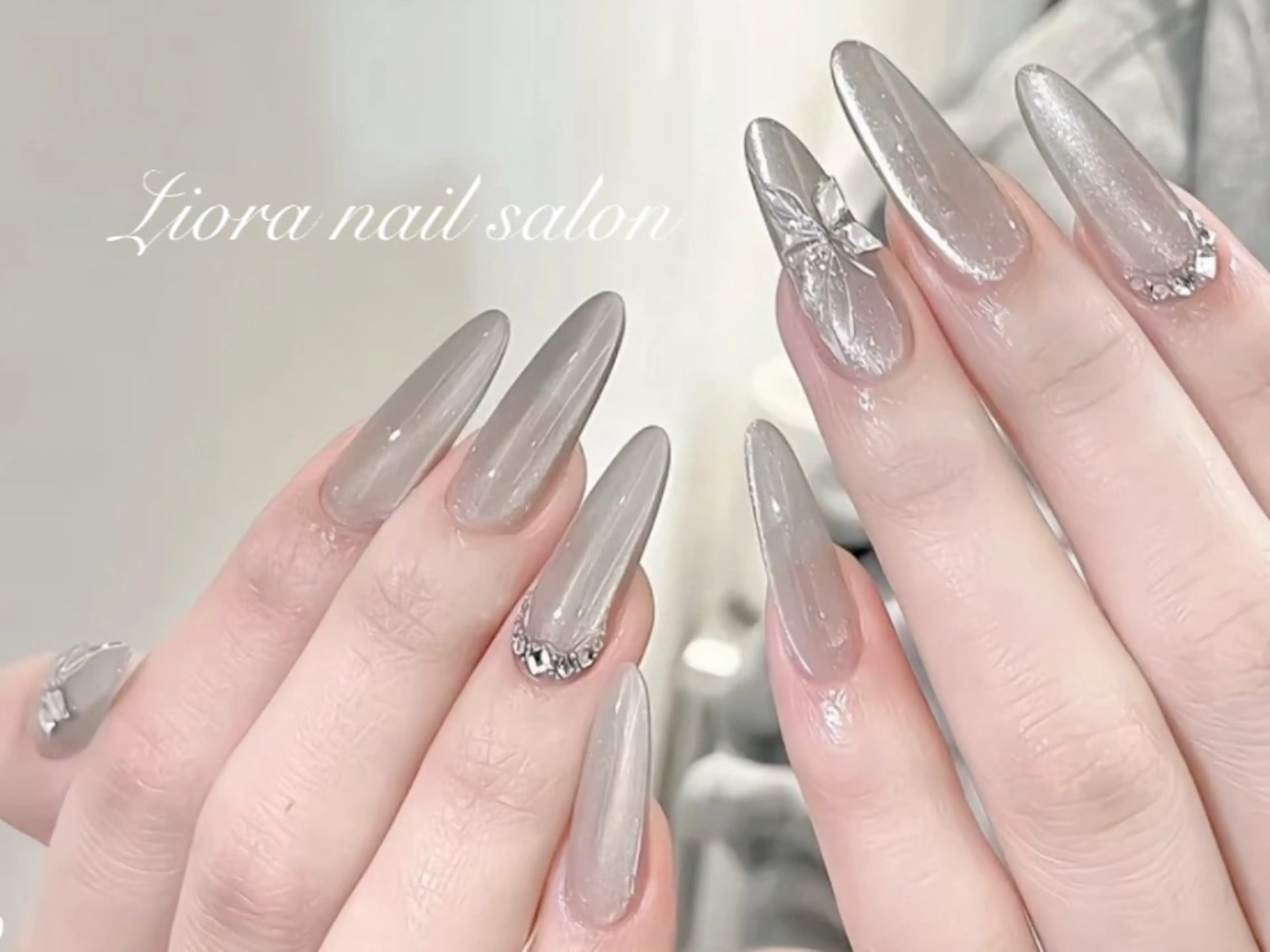 ネイル アートネイル フレンチネイル ジェルネイル ガーリー グラデーション ハンドネイル Liora nail スカルプ専門店のネイルデザイン