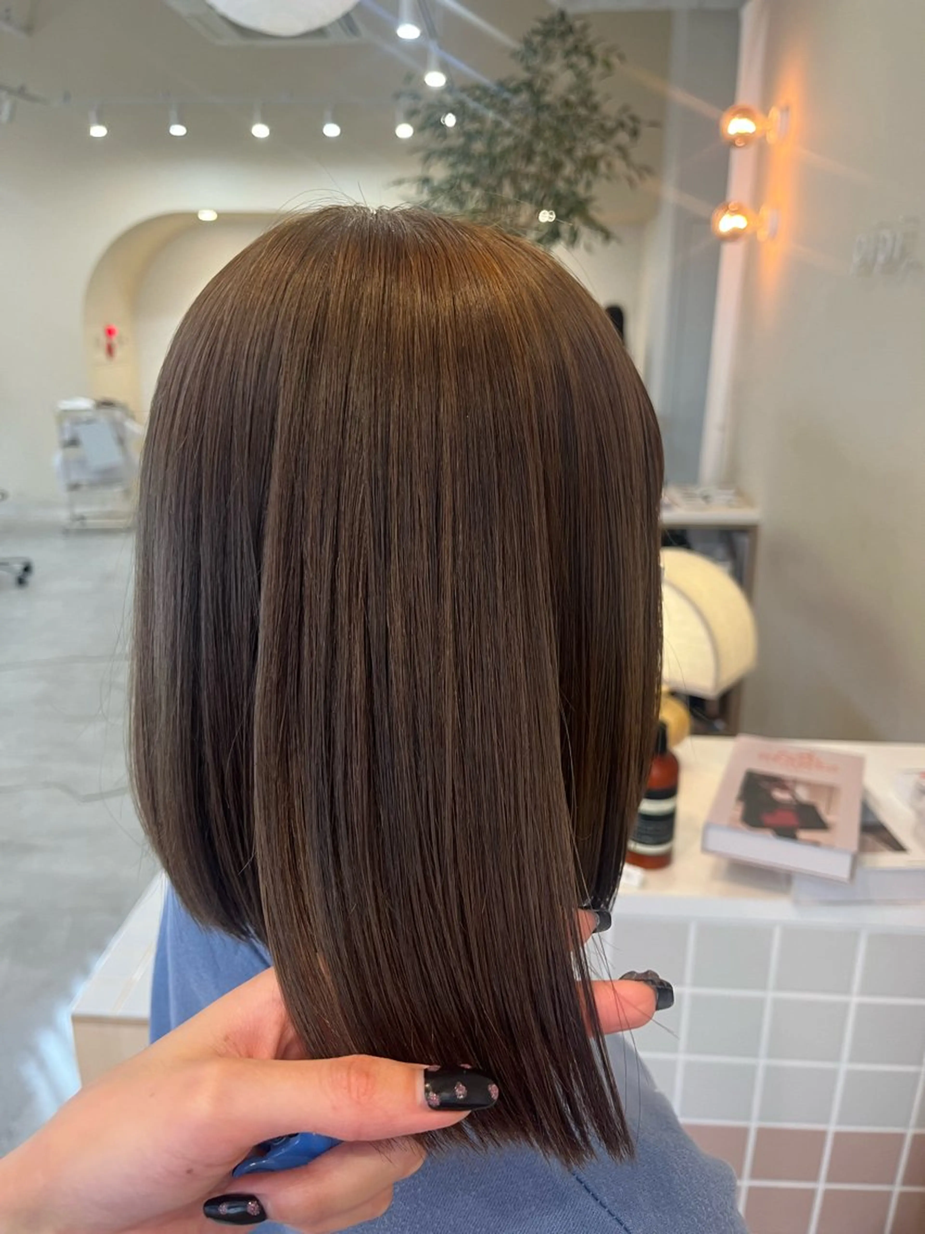 カラー ヘアカラー 山口 愛結のヘアスタイル