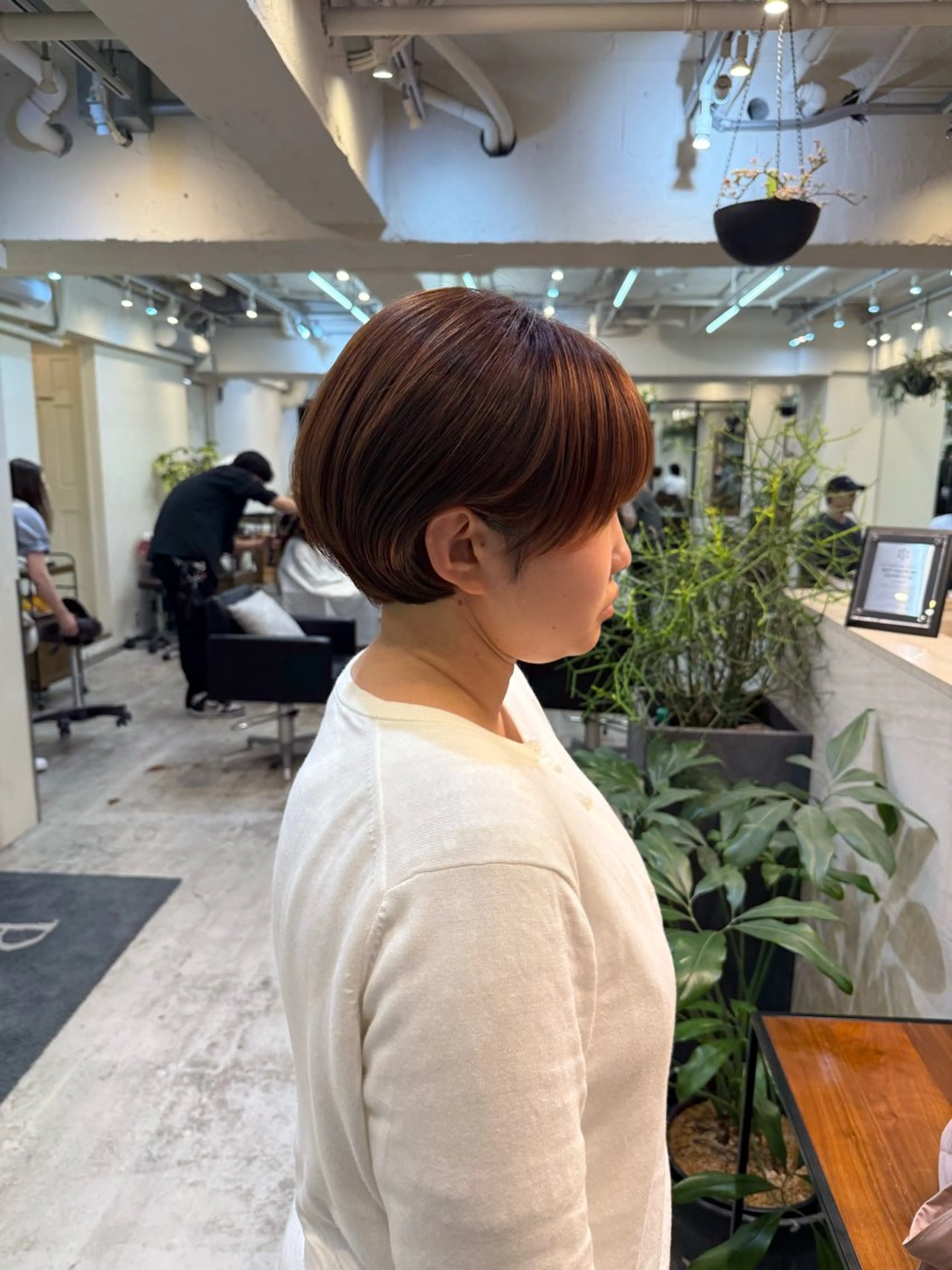 ショート 丸みショート ショートヘア 川口開世 short cutのヘアスタイル