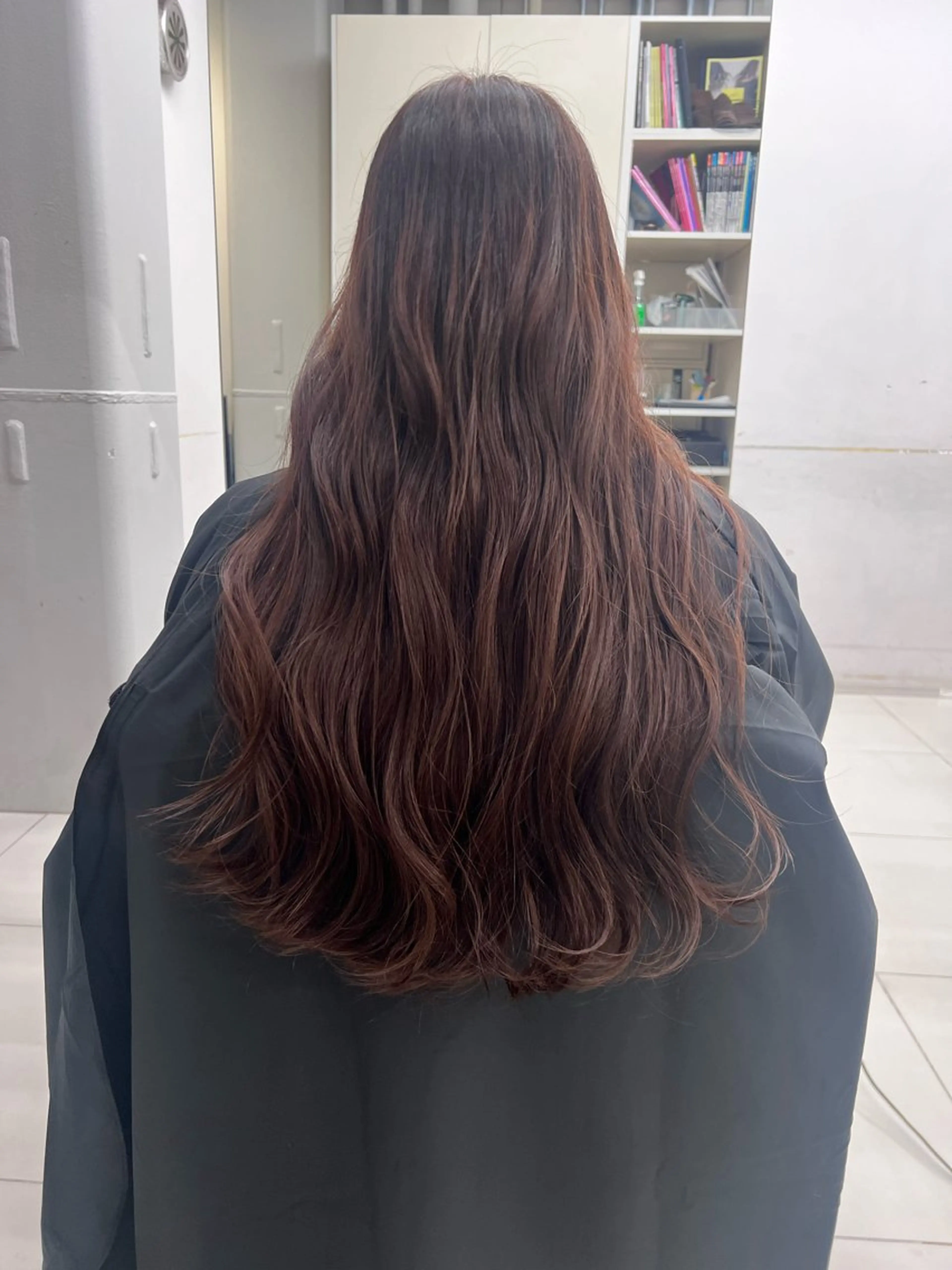 ロング オレンジブラウン kayo/ブリーチ モデル募集中✨のヘアスタイル