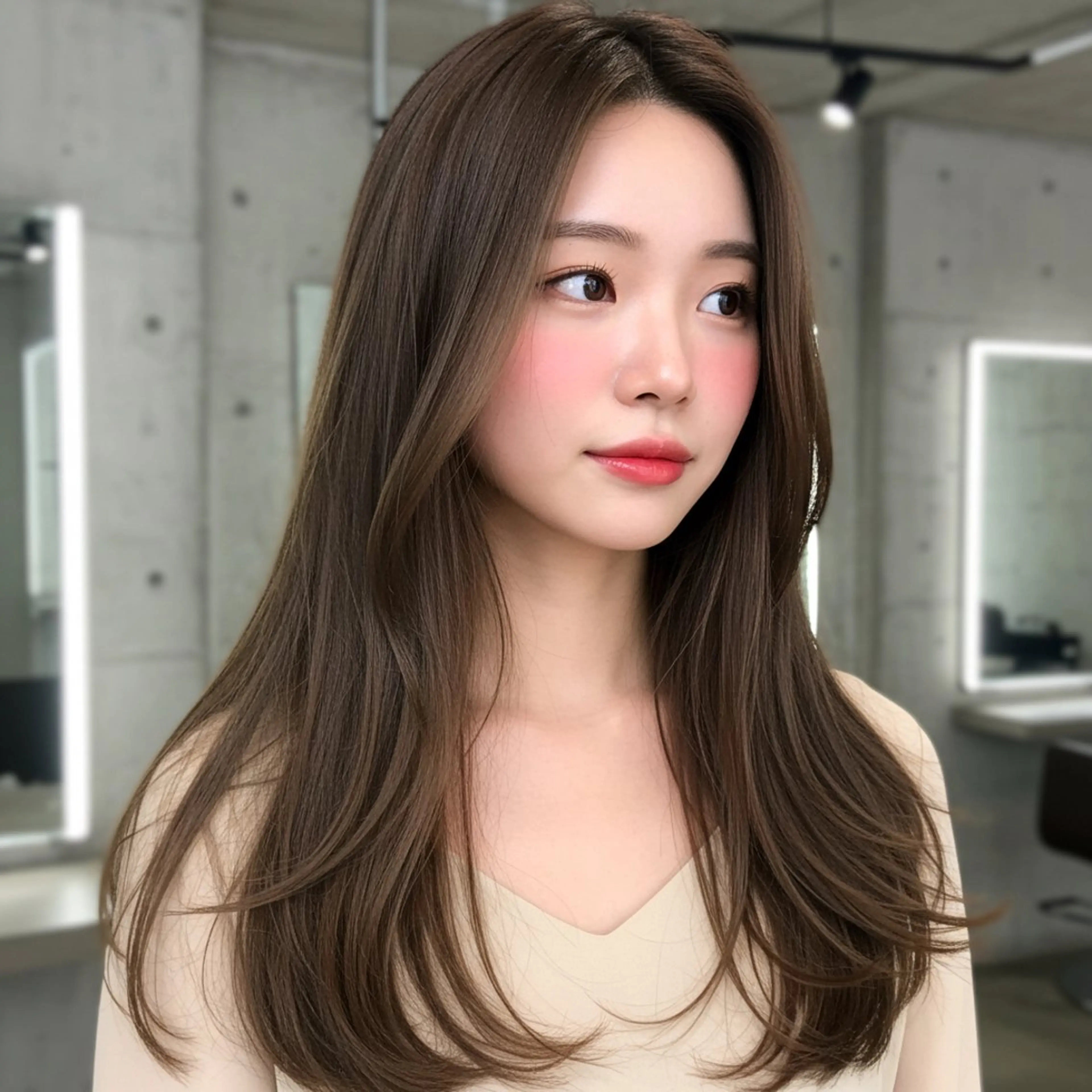 ロング 似合わせボブ✖️ 韓国レイヤー✨小関のヘアスタイル