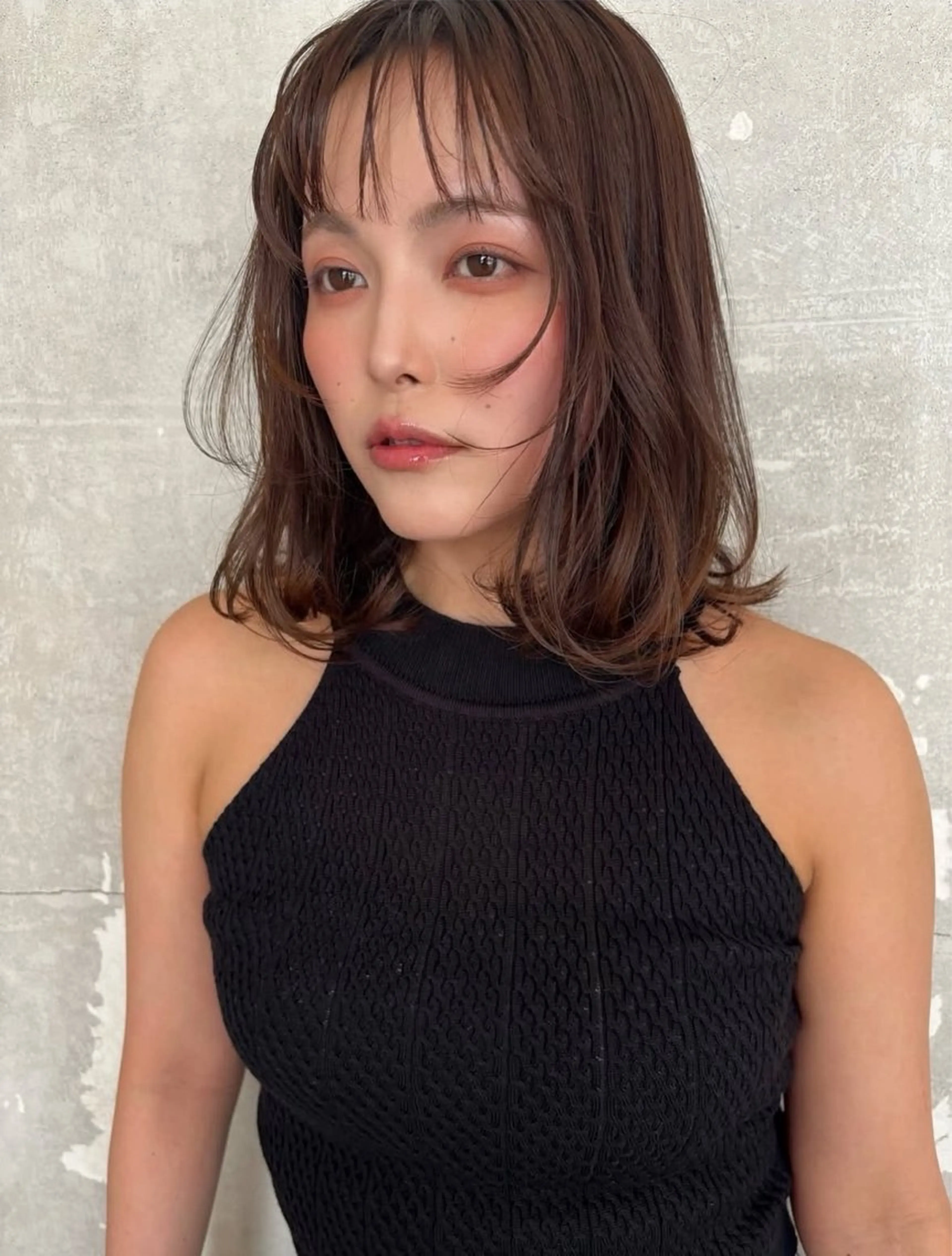 ミディアム あかね 💇‍♀️のヘアスタイル