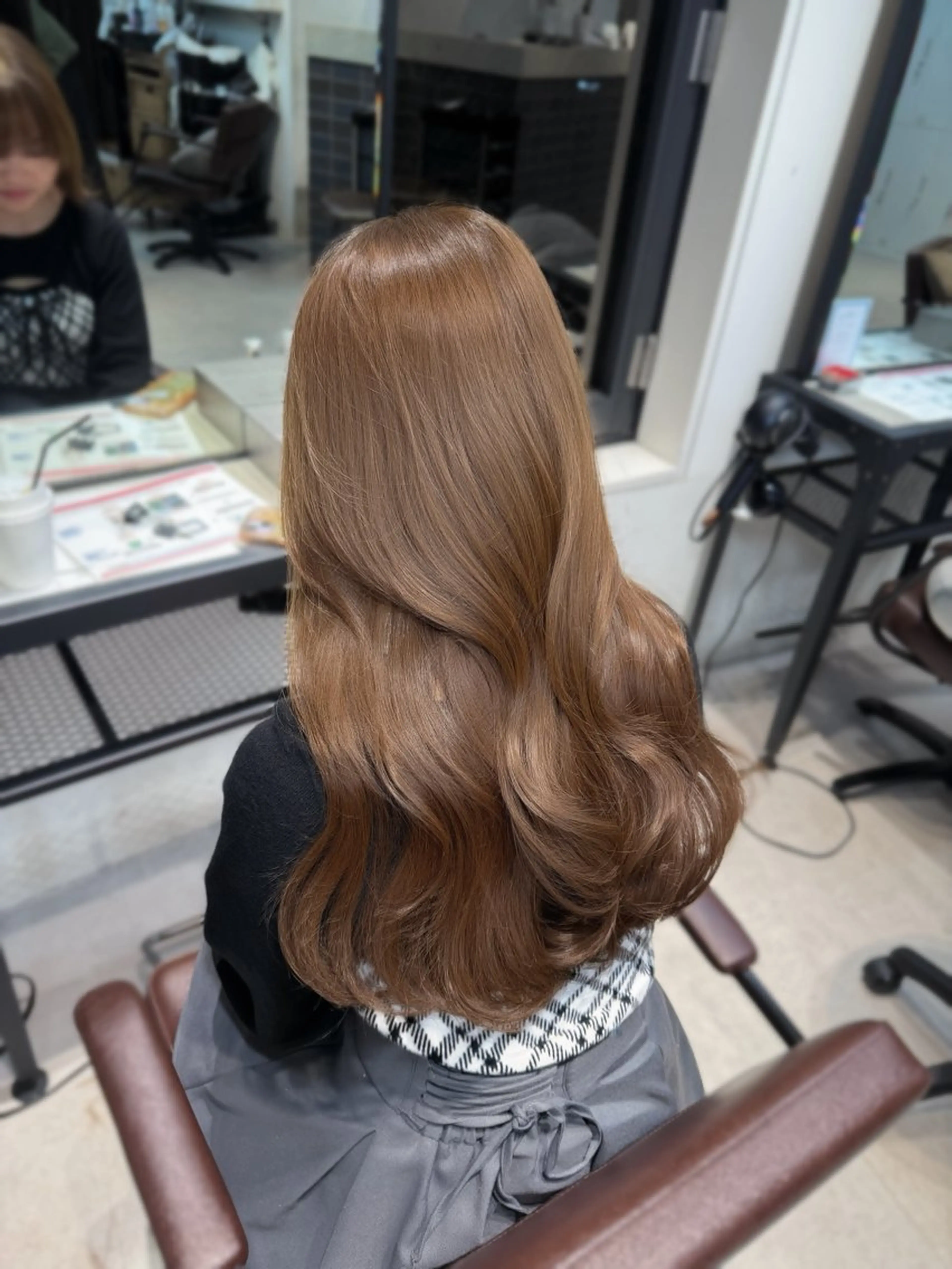 ロング カラー ヘアカラー caho／韓国ヘア 盛れStyle🩶✨のヘアスタイル