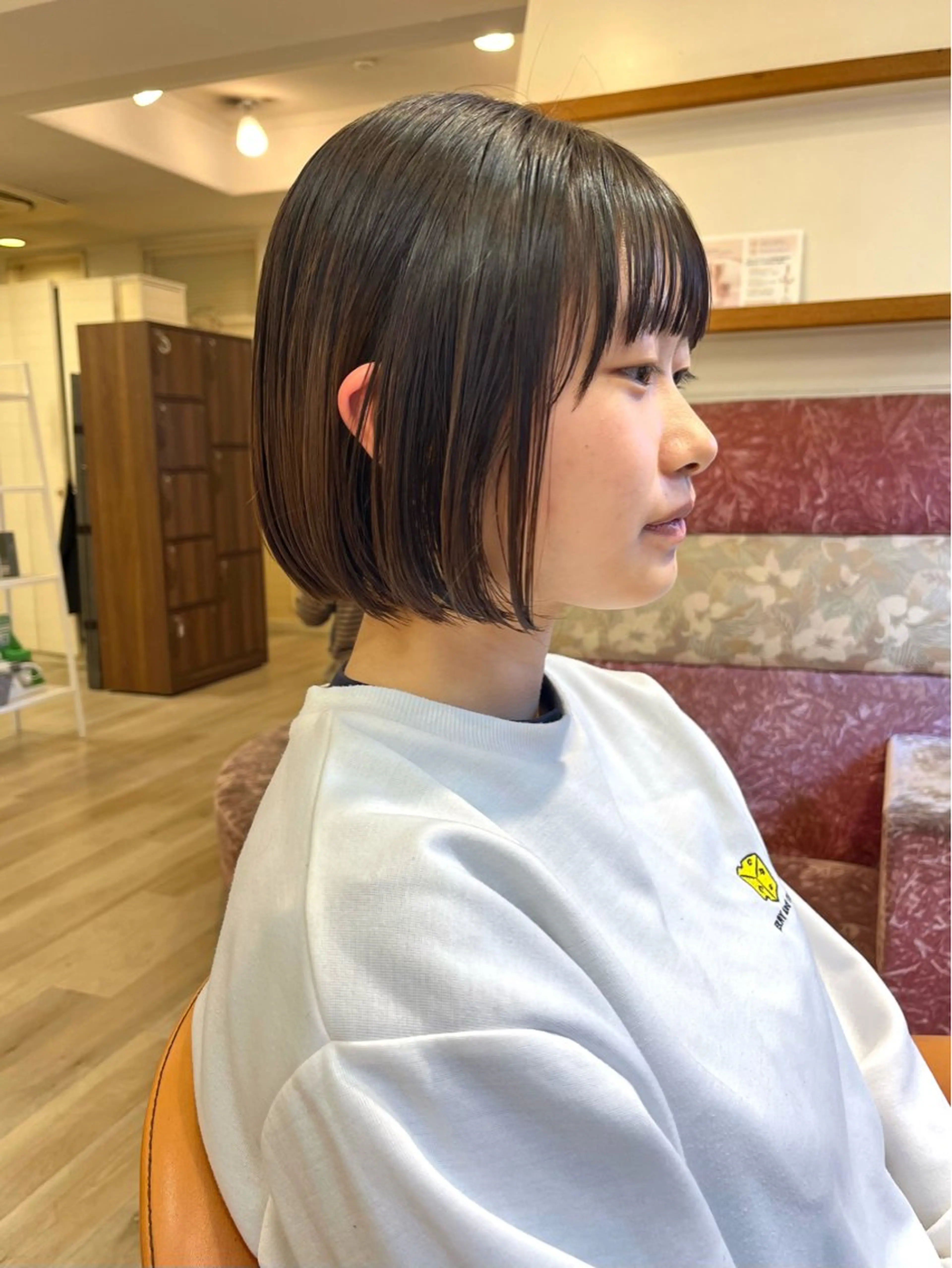 ミディアム ボブ ボブ/透明感カラー /大宮/たぐち🥣のヘアスタイル