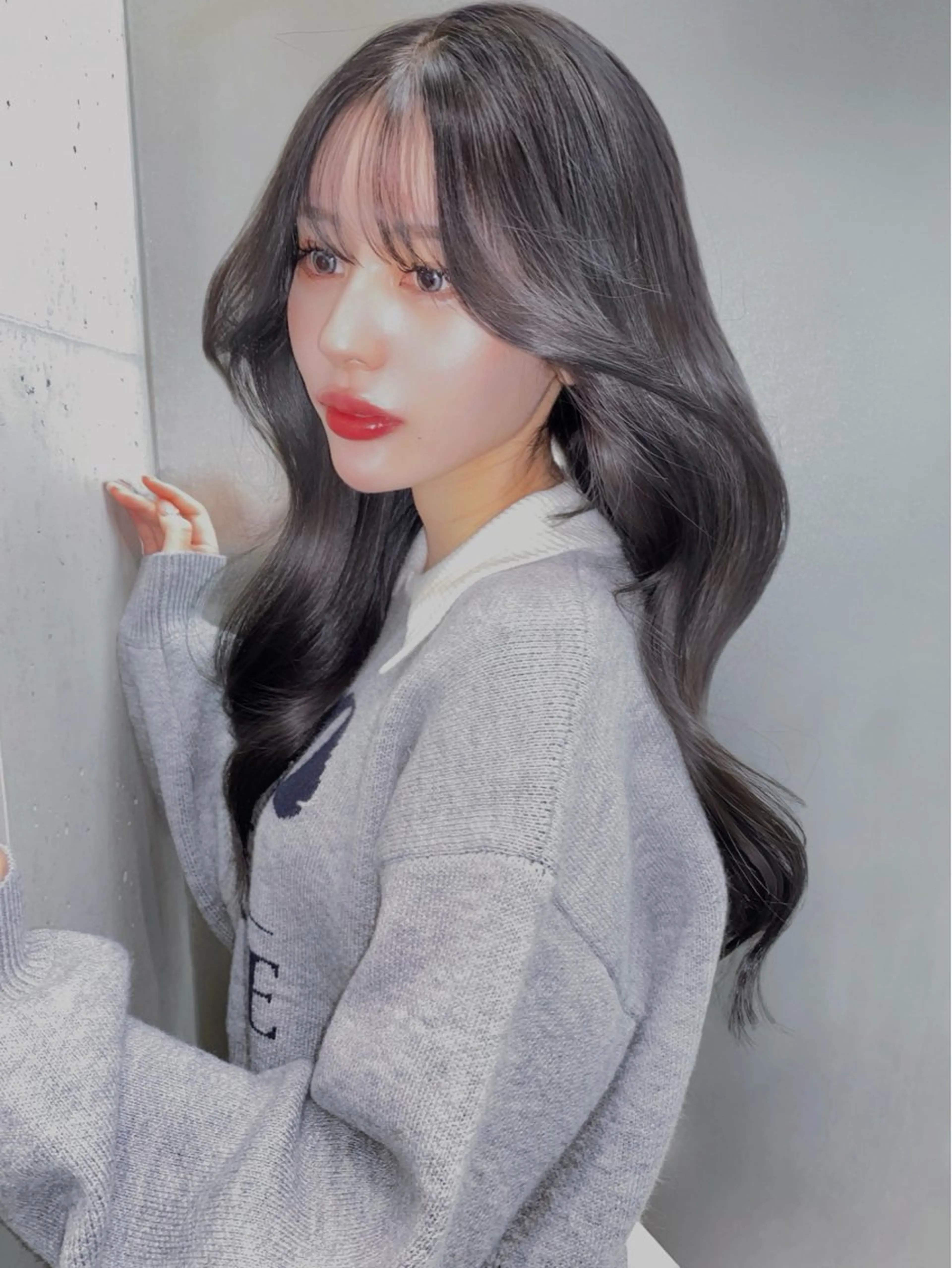 ロング カラー カット ヘアカラー トリートメント 韓国/レイヤー/艶髪 ルキアのヘアスタイル