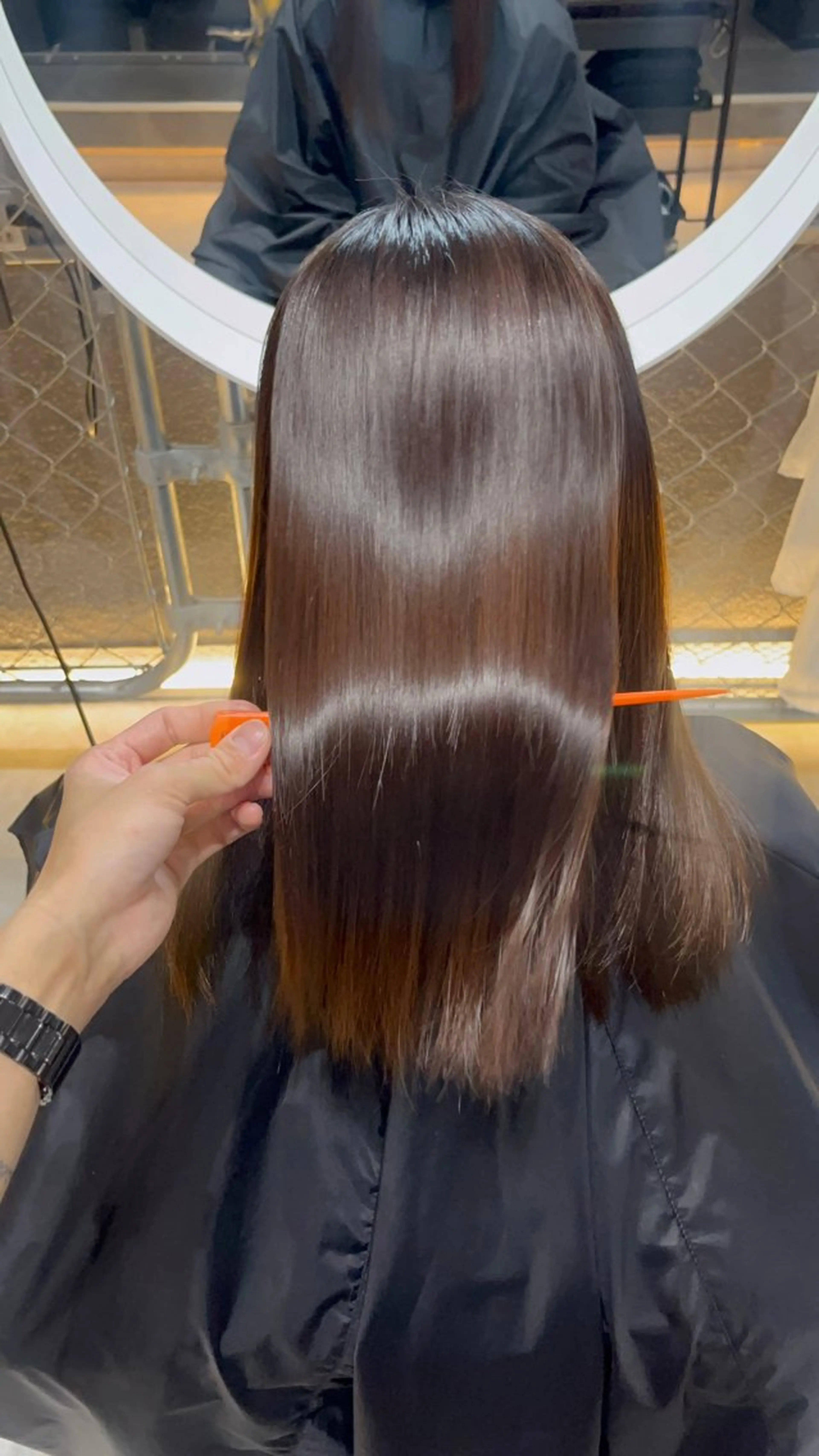 セミロング 髪質改善 縮毛矯正 縮毛矯正 トリートメント CoCooN TAKUMAのヘアスタイル