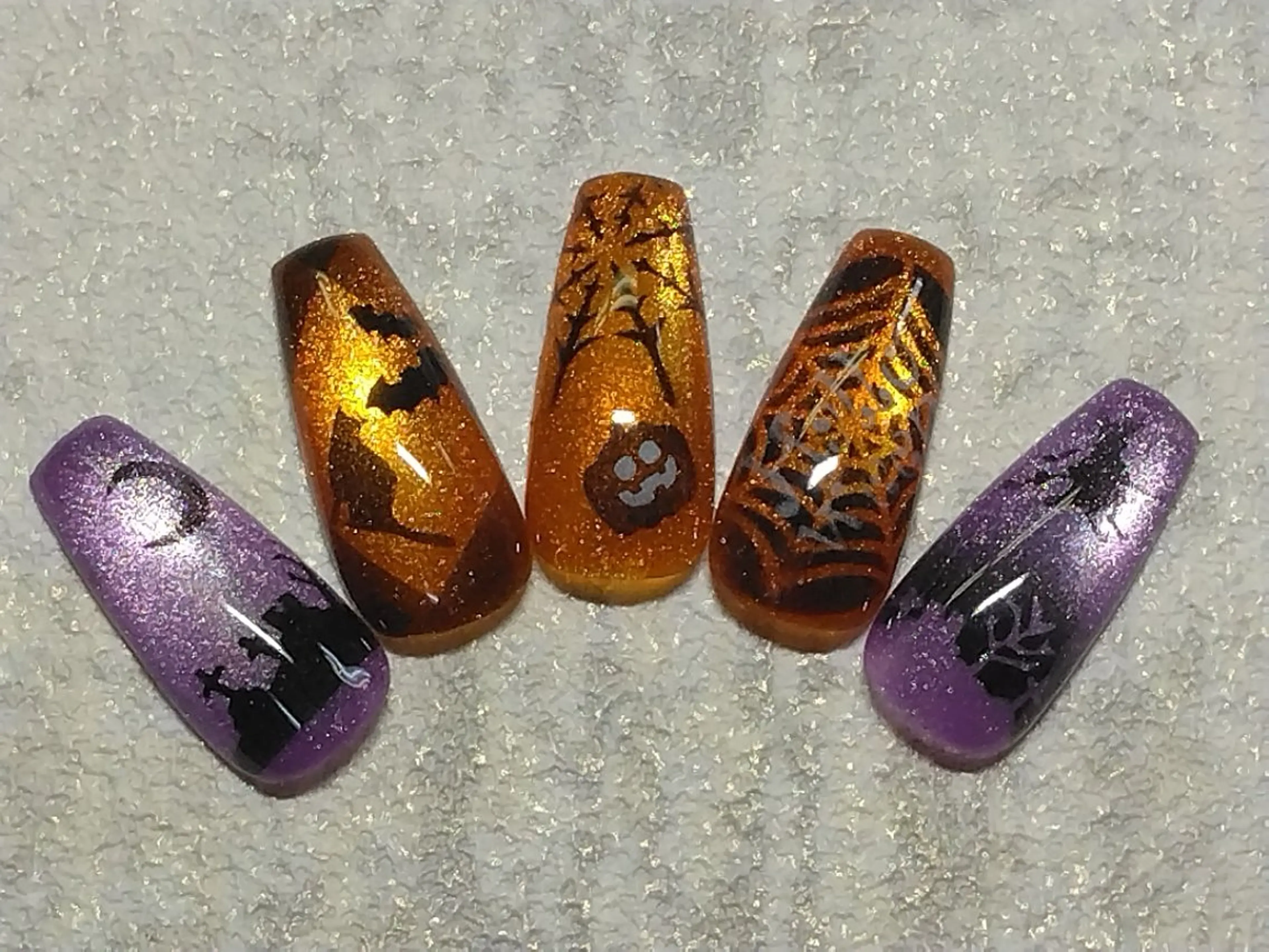 ネイル ハロウィン ハンドネイル senju 　のネイルデザイン