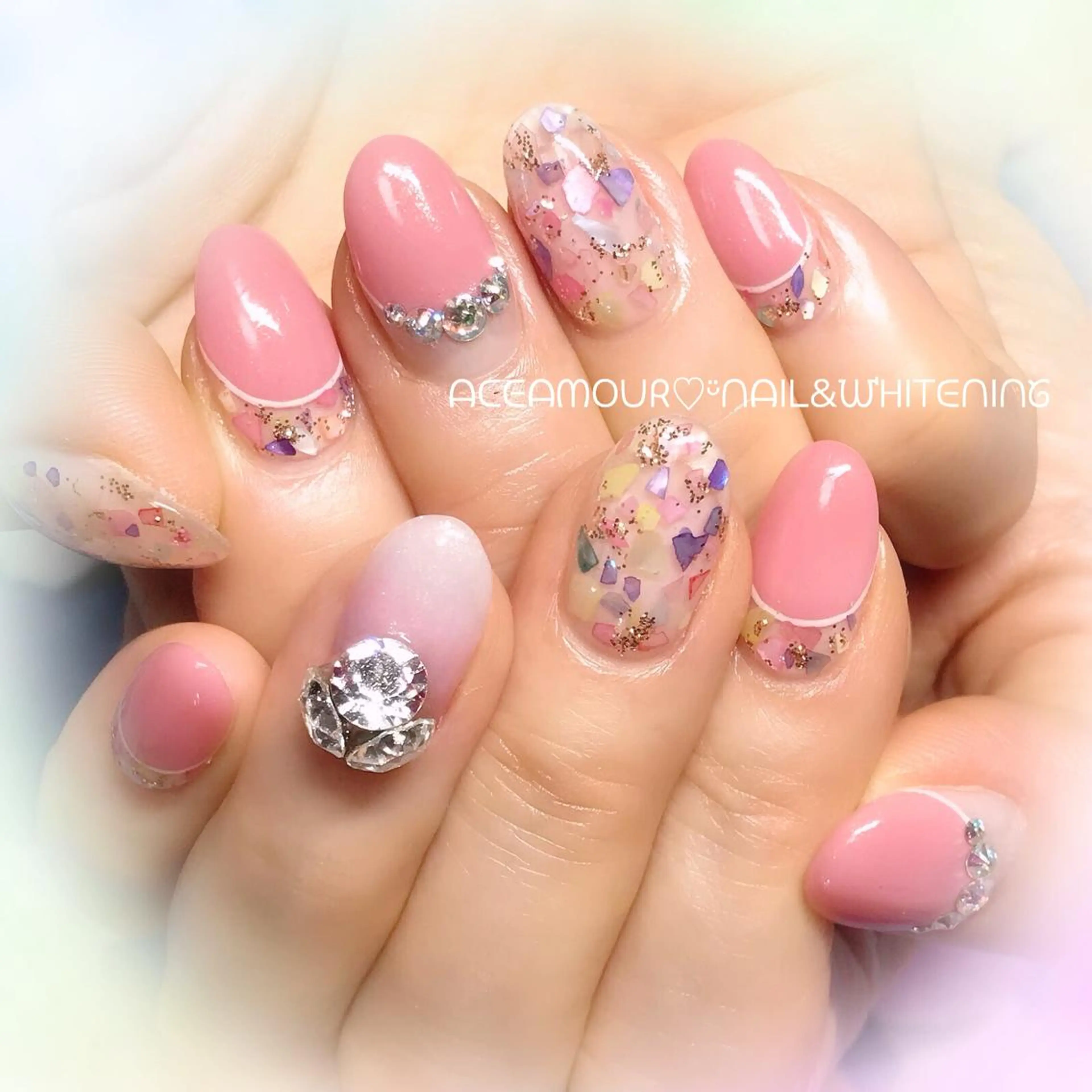 ネイル ネイル/耳つぼ /新ホワイトニングのネイルデザイン