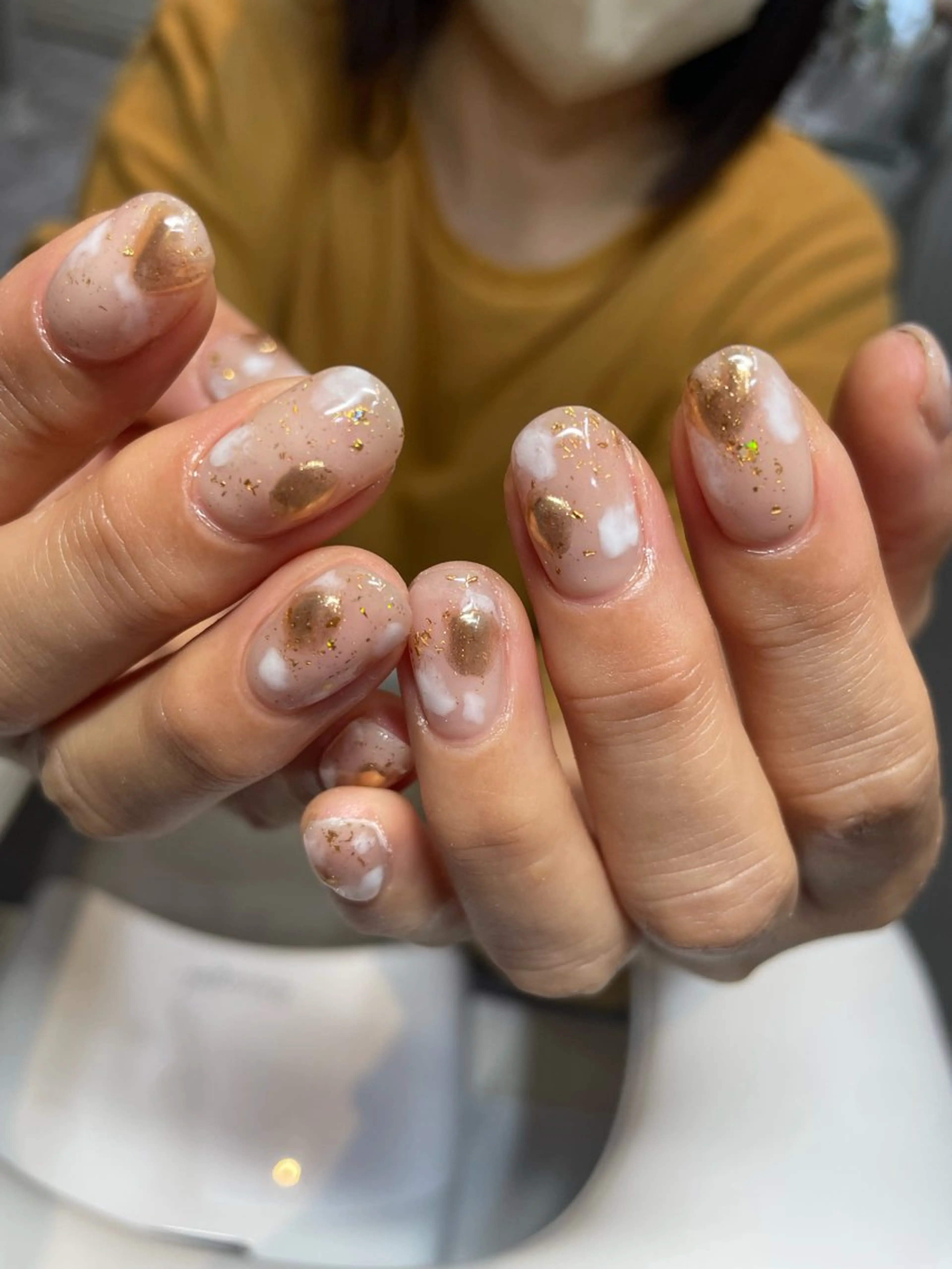 ショート ハンドネイル ハンドケア Crescent Eye濱谷のネイルデザイン