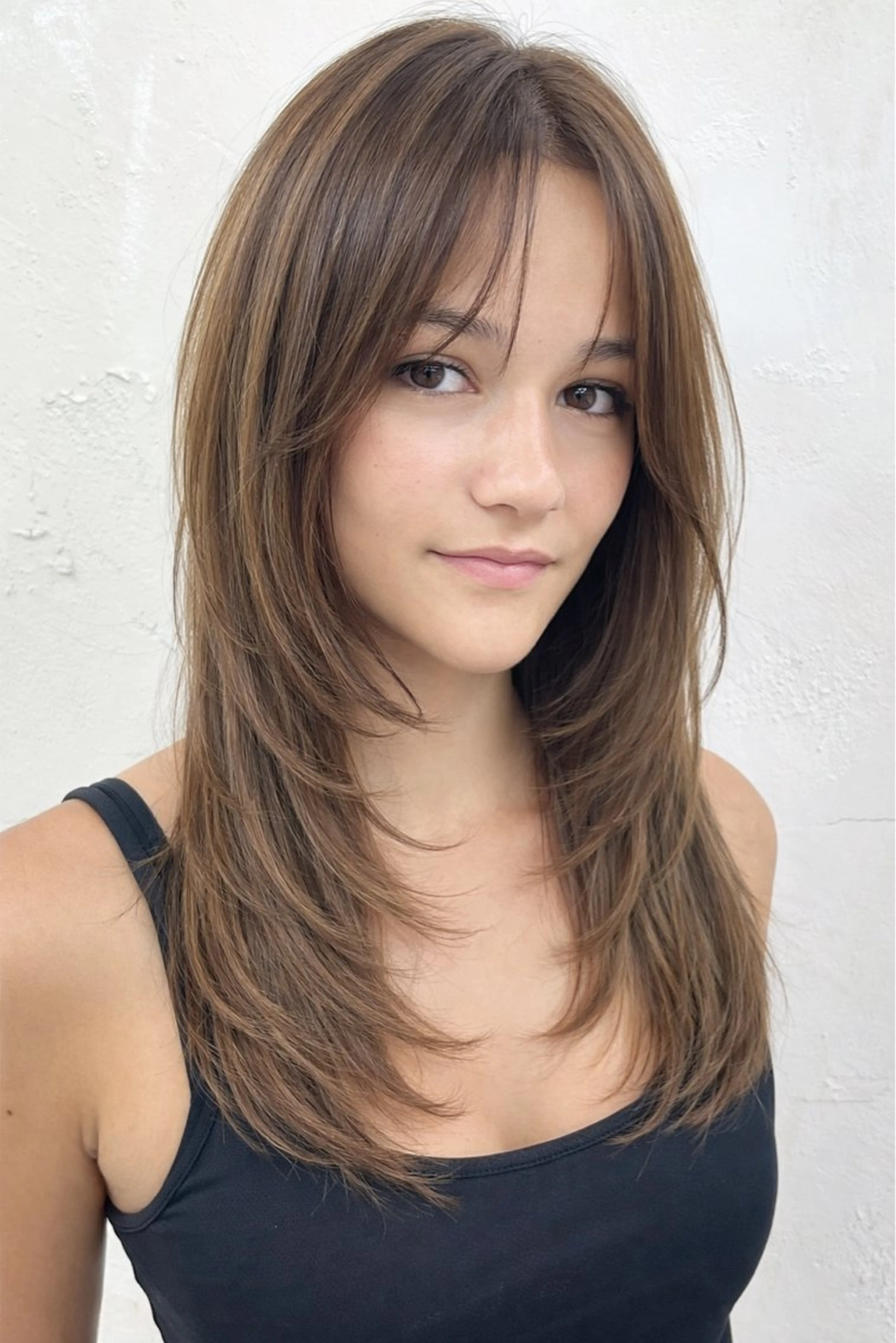 ロング カラー 韓国風ヘア レイヤーカット レイヤー/エクステ alpha下妻のヘアスタイル