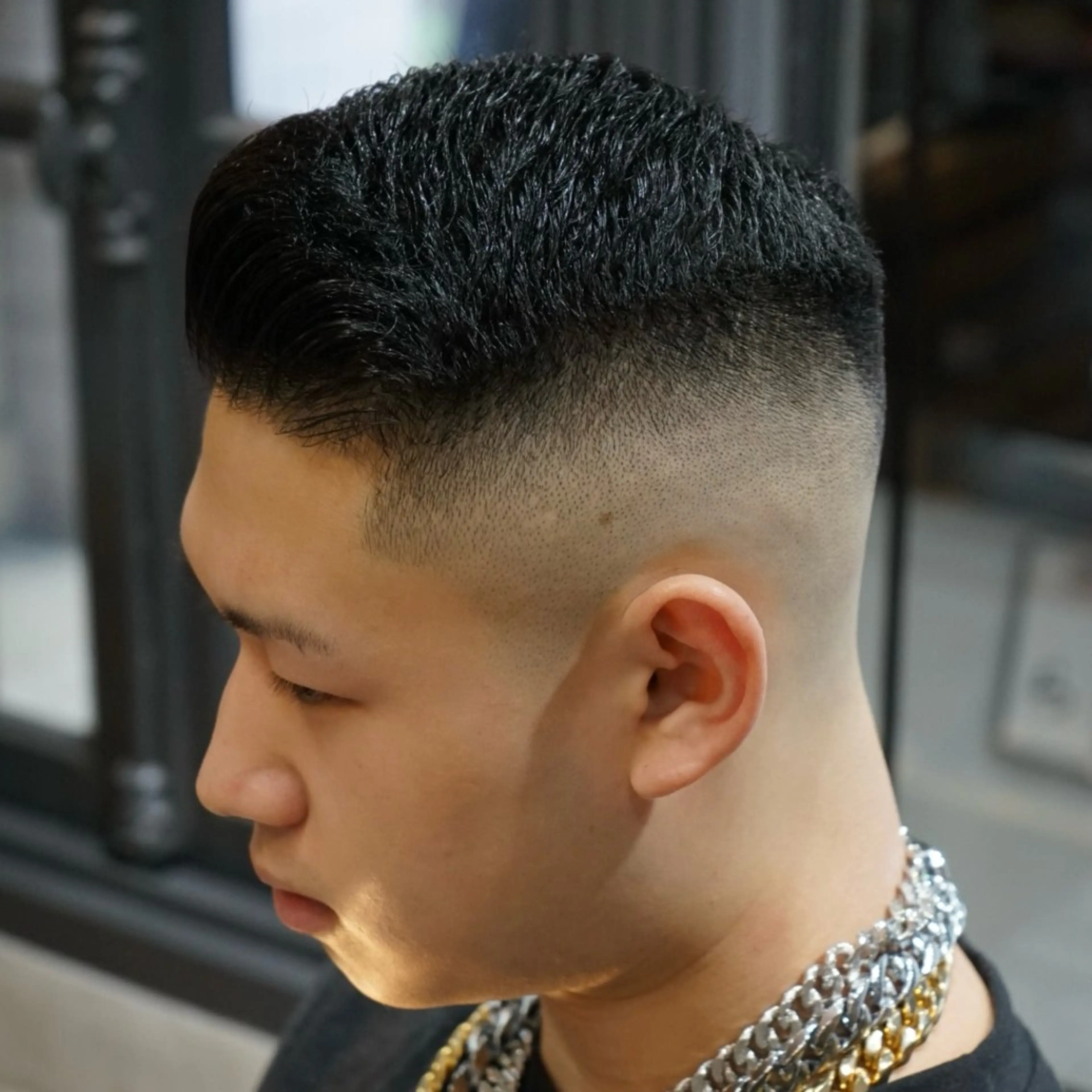 メンズ ビジネス フェードカット スキンフェード 💈AOTA KEISHI💈のヘアスタイル