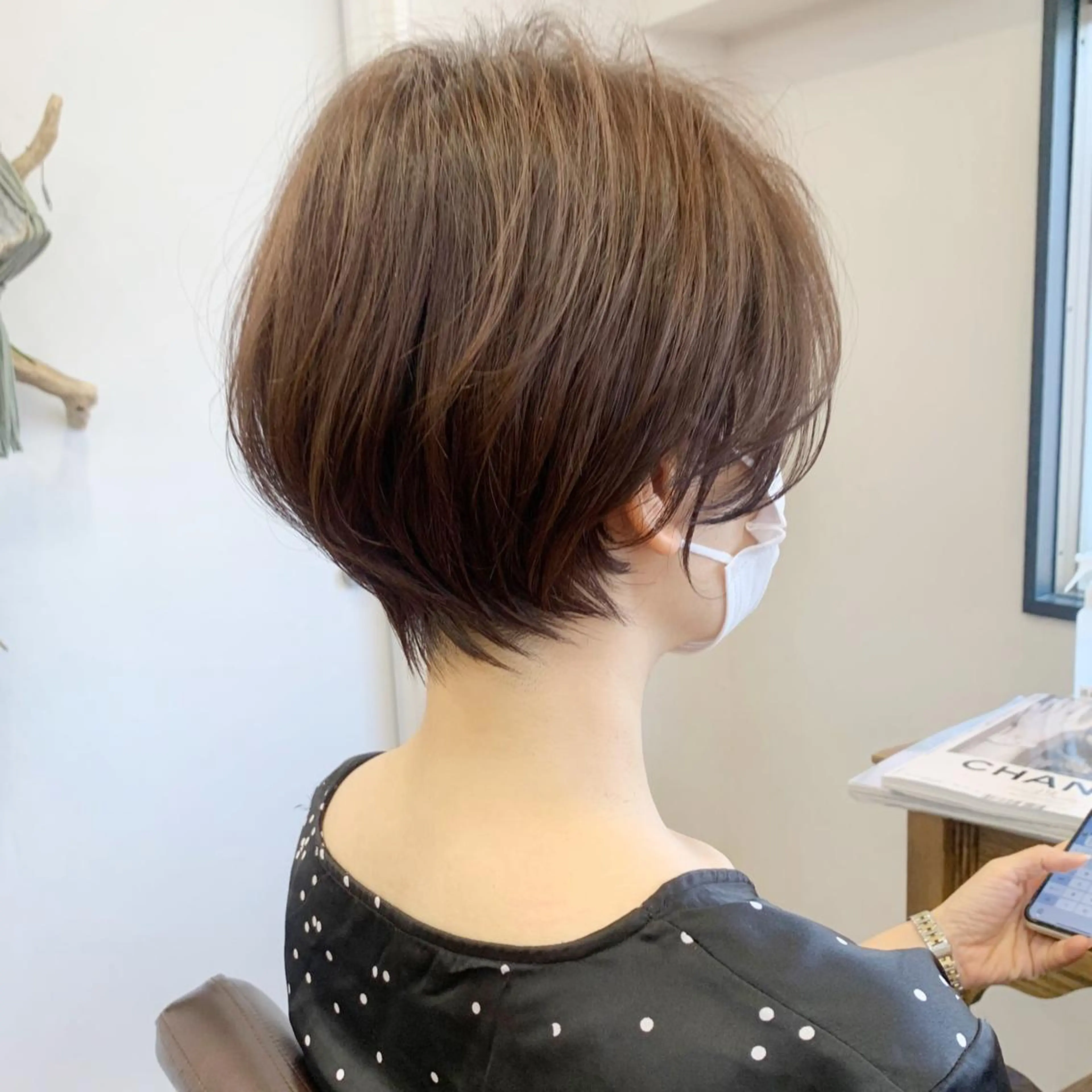 ショート 縮毛矯正/ショート/ レイヤー/畑中正敏のヘアスタイル