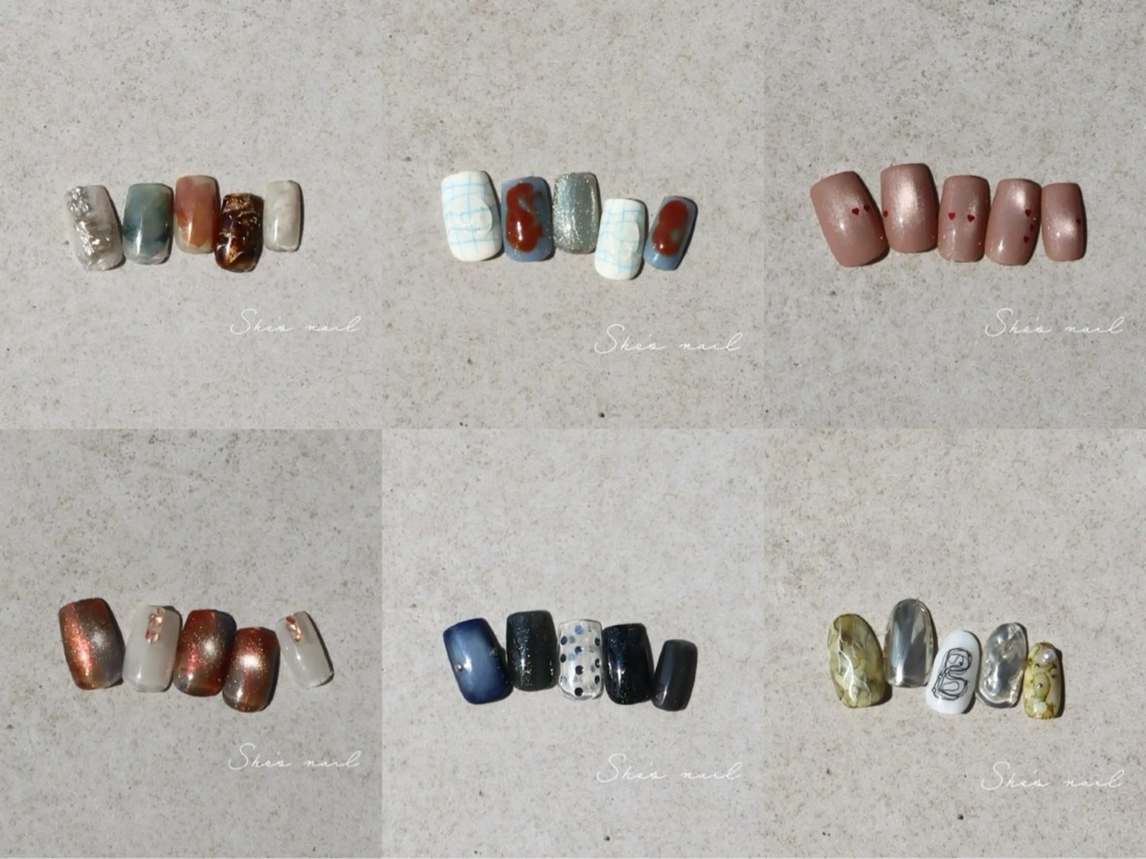 ネイル ハンドネイル She's nail 渋谷店のネイルデザイン