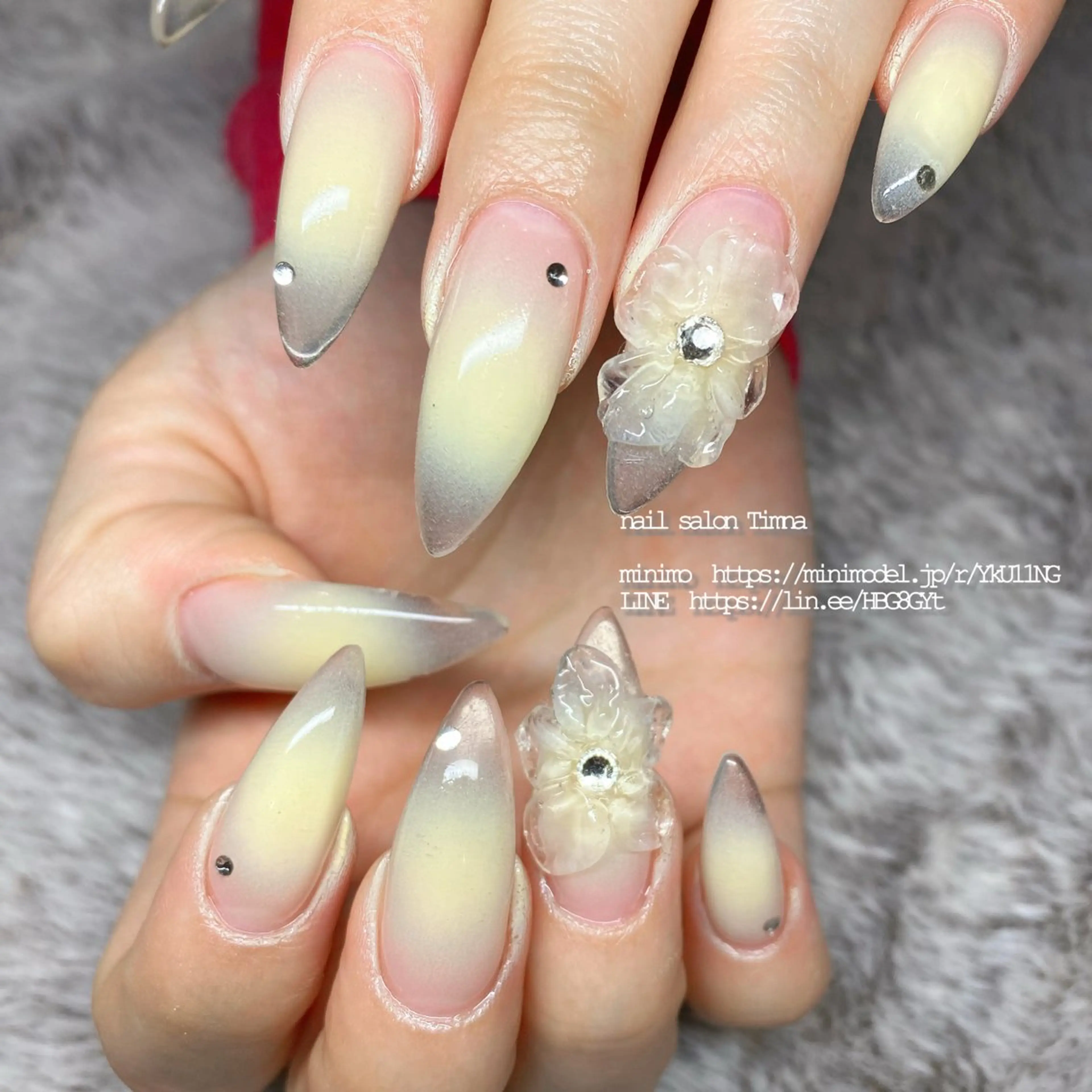 ロング ハンドネイル NAILSALON 🍔Timna🍟のネイルデザイン