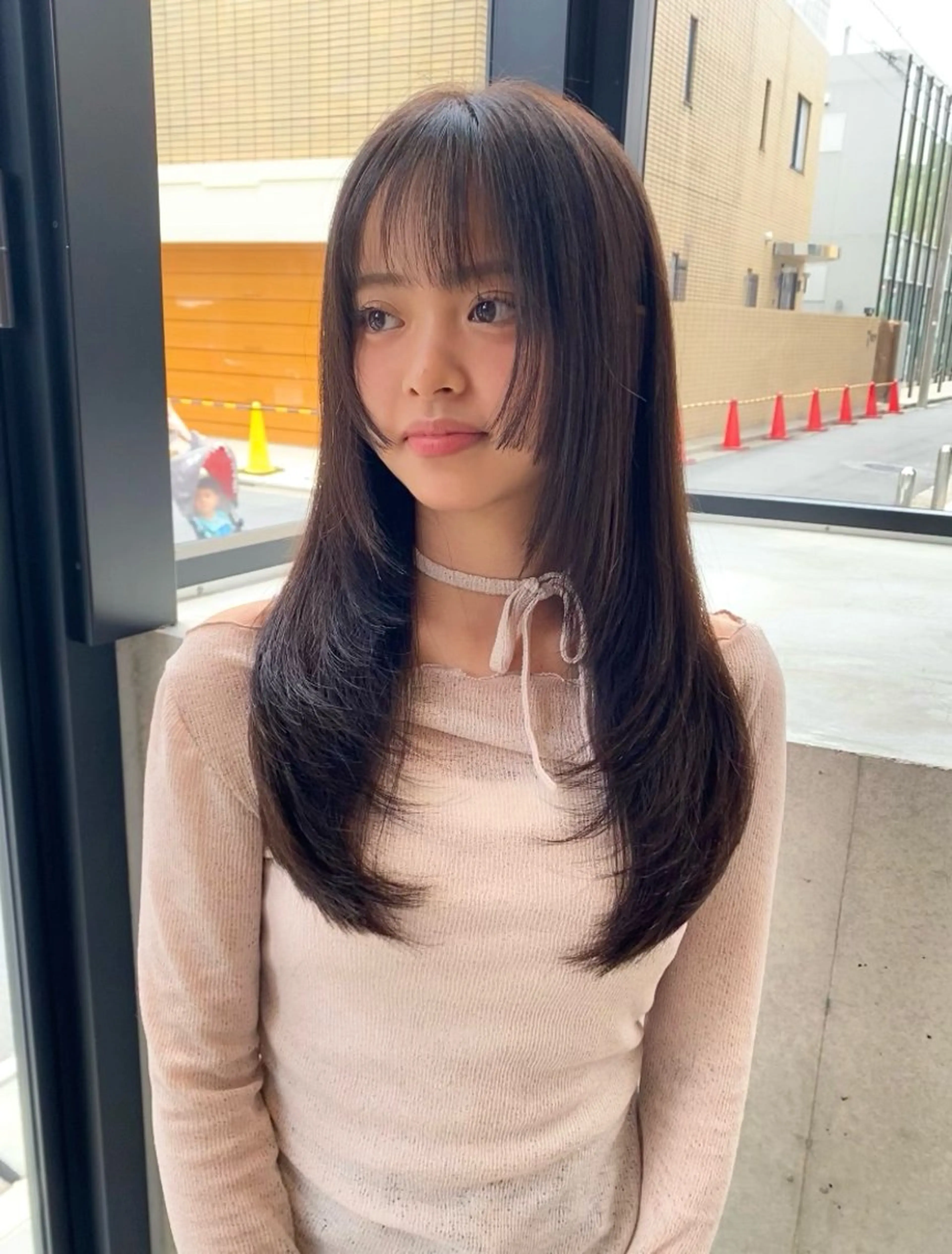 ロング カラー カット ヘアカラー トリートメント レイヤー/柔色 カラー/SAkiのヘアスタイル