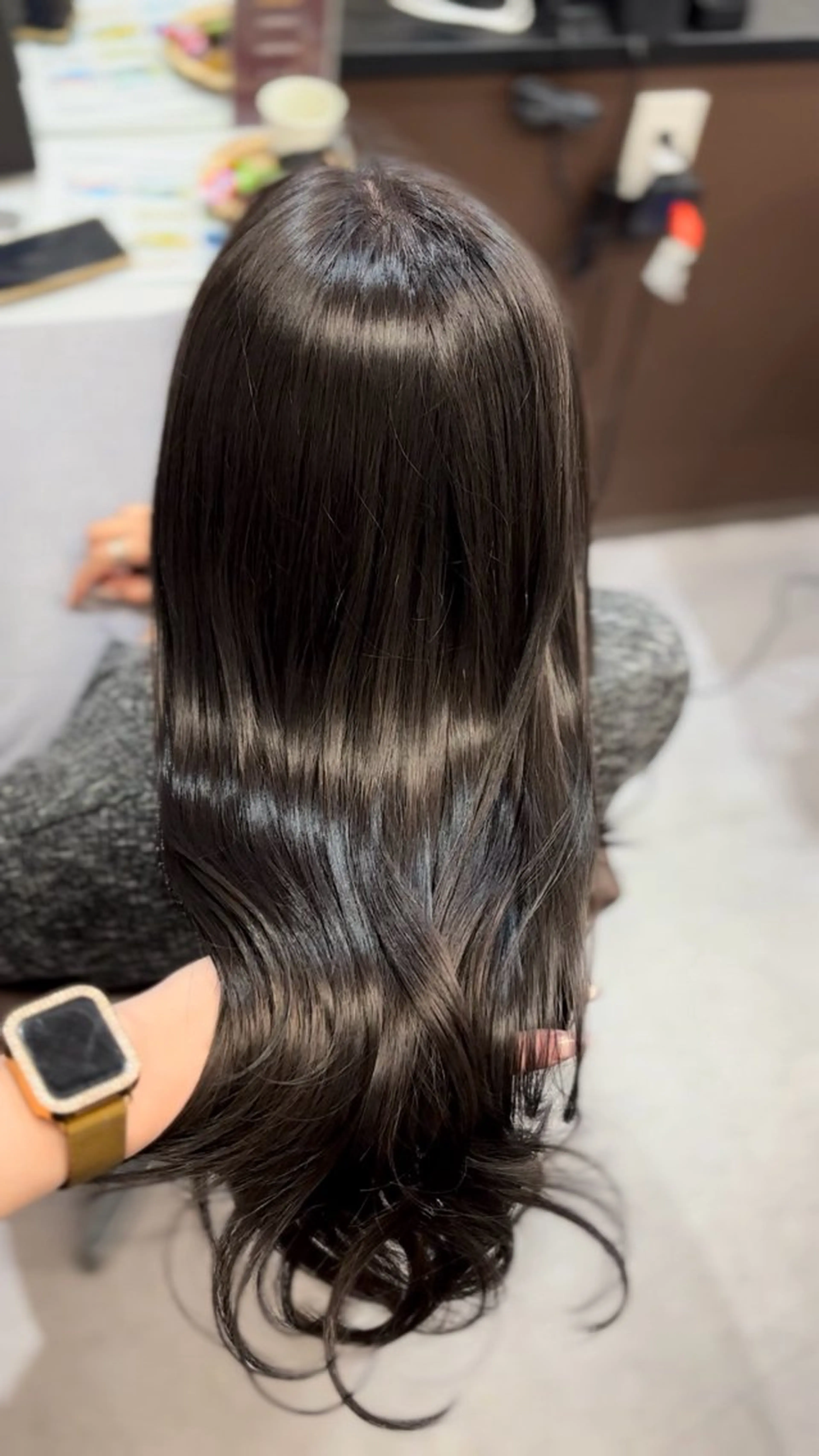 ロング カット ヘアカラー トリートメント 梅田/髪質改善× 艶カラー💎miyuのヘアスタイル