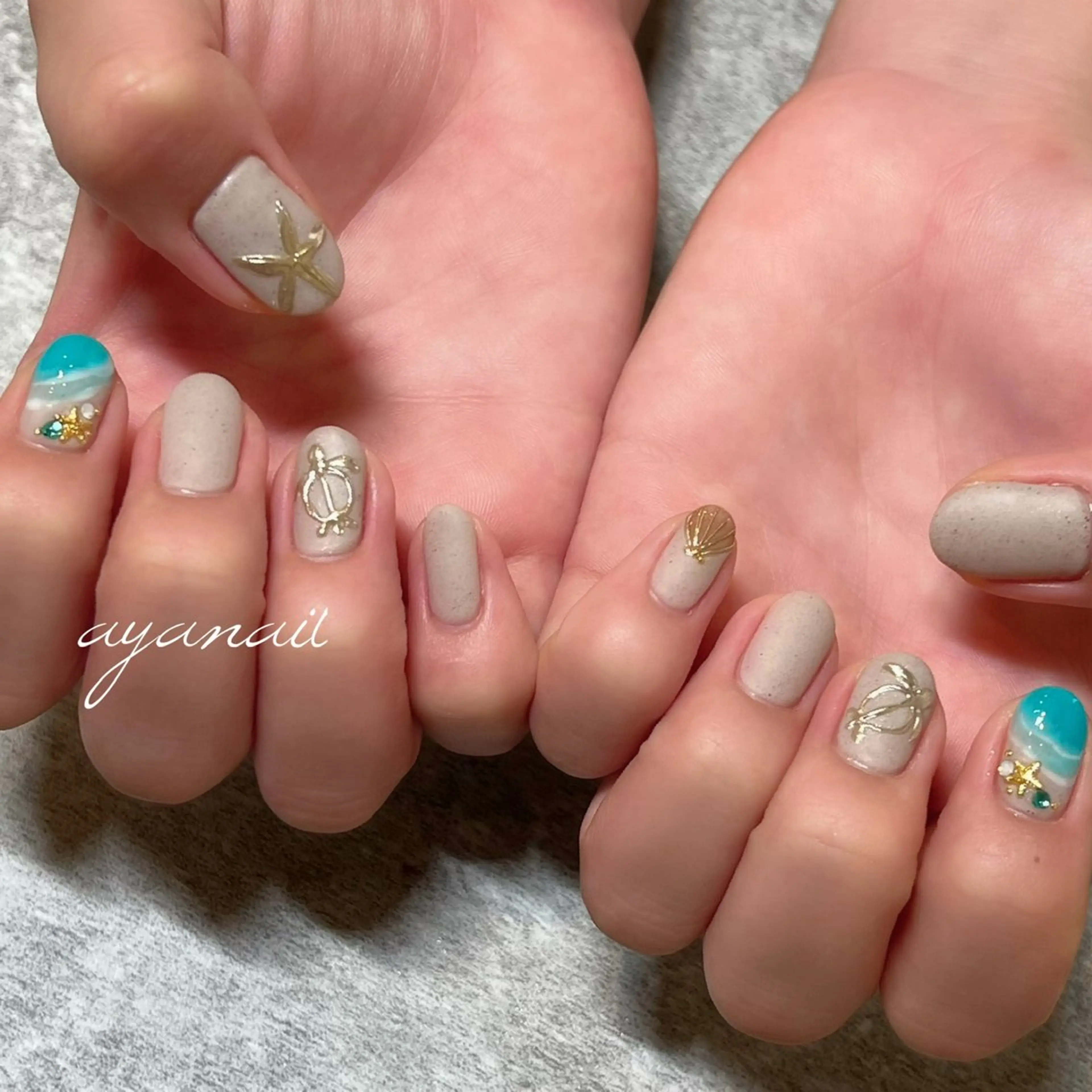 ネイル recette-ルセット-(美容室H.A.Co内)所属・OISHI .Aのネイルデザイン