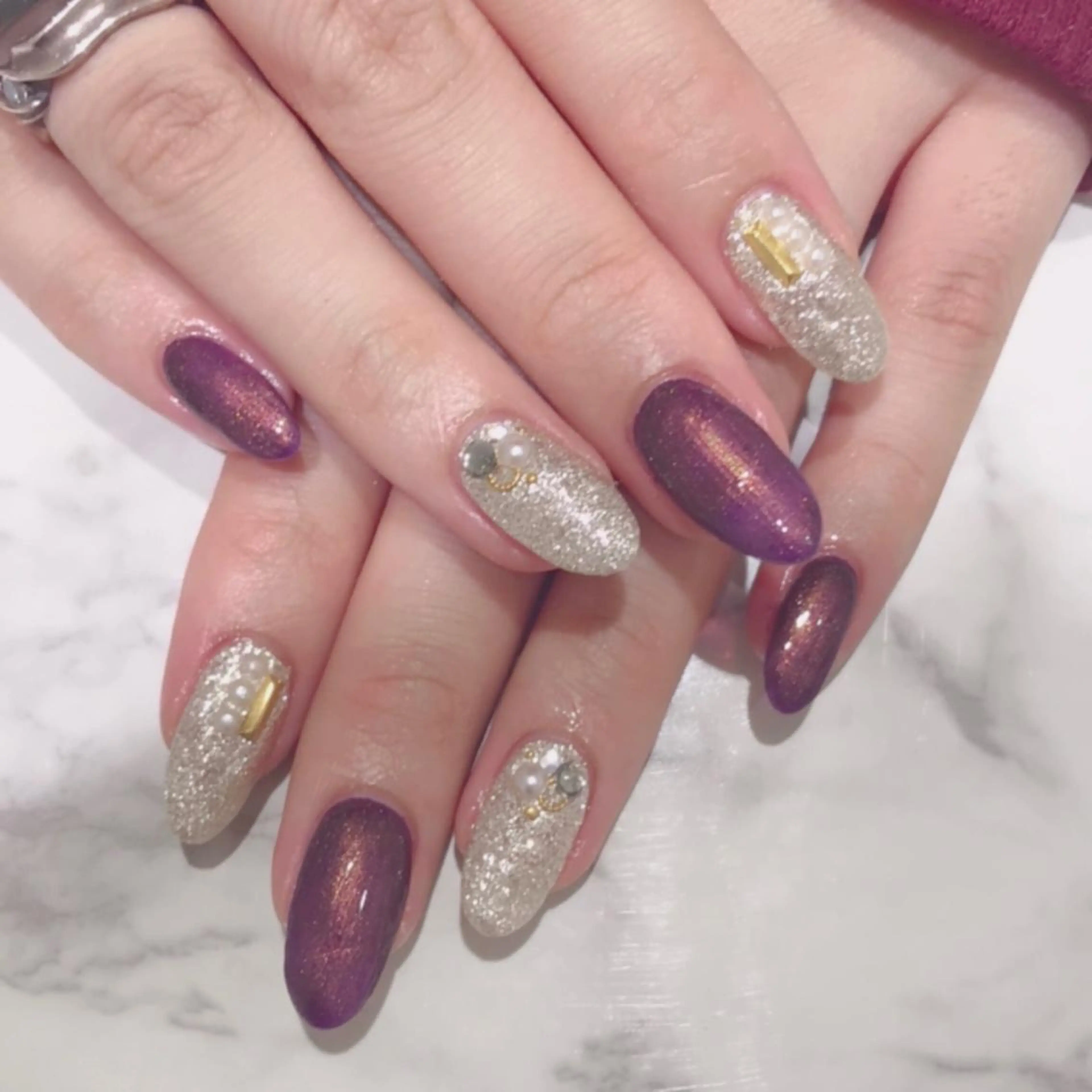 ネイル ハンドネイル 4/2ご予約 ◎ 本田 知美ꯁꯧのネイルデザイン