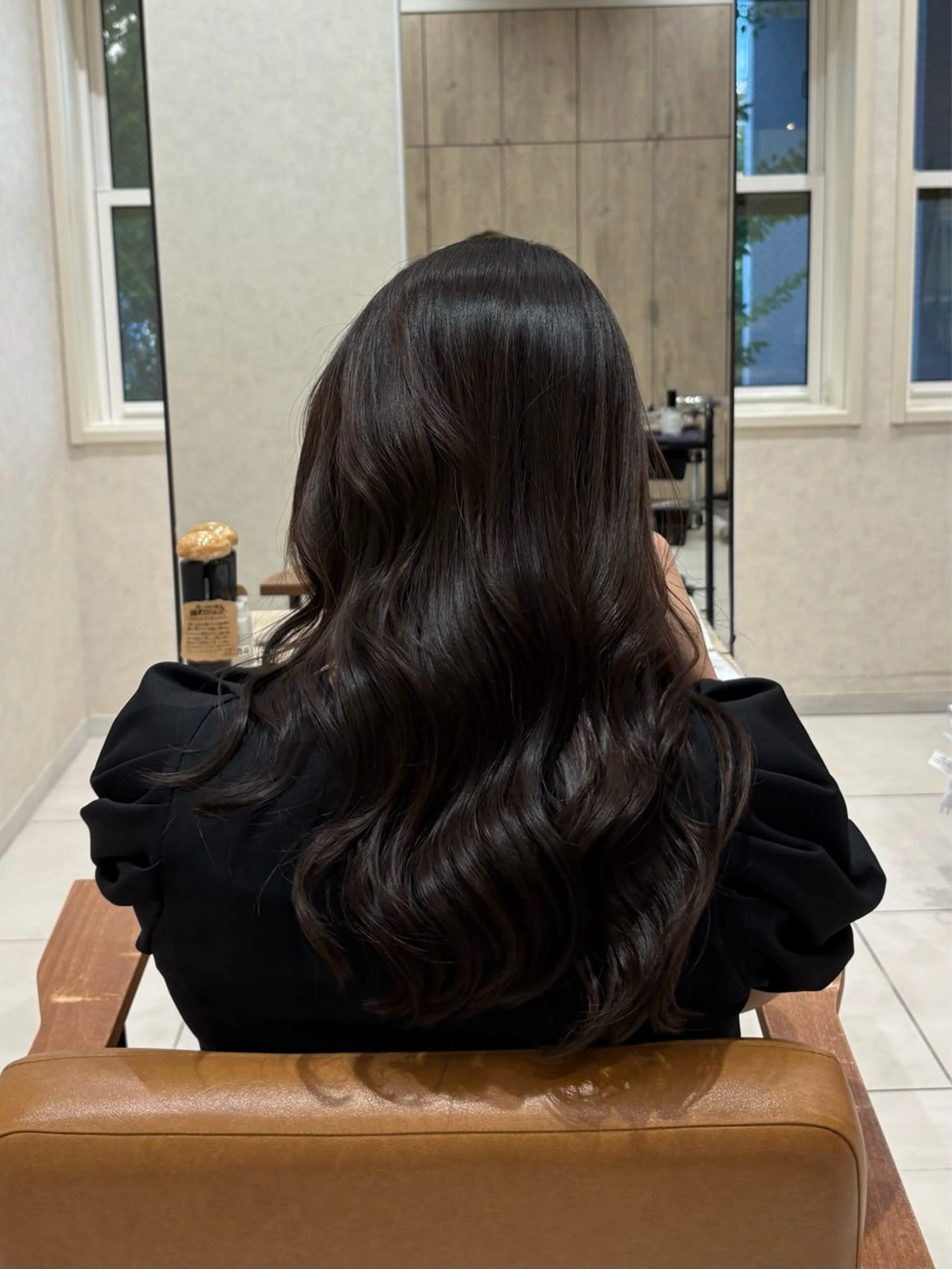 セミロング カラー ヘアカラー トリートメント 透明感カラー🌿 ｍｏｅのヘアスタイル