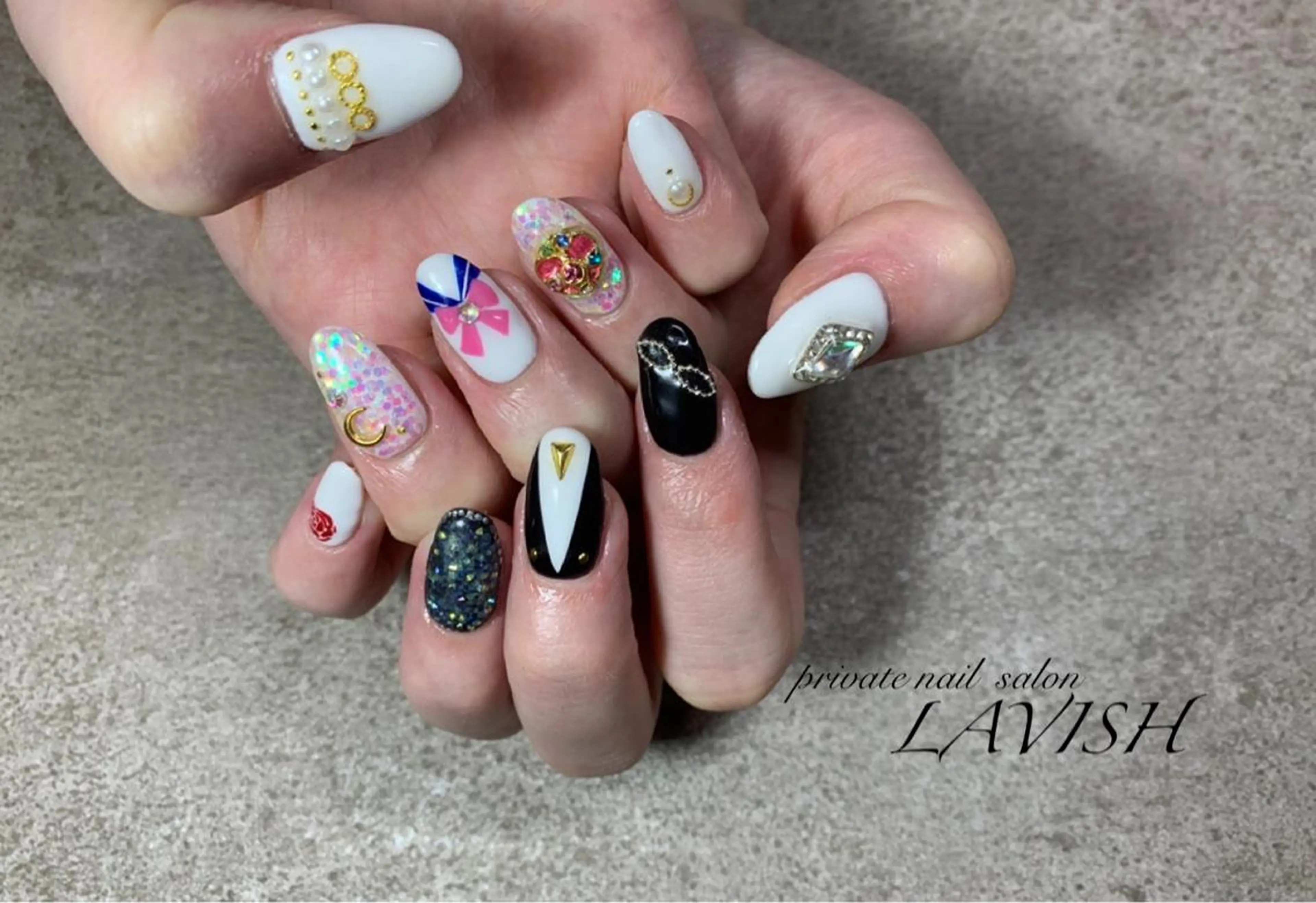 ネイル 氷ネイル・うるうるネイル 韓国ネイル ニュアンスネイル ワンカラーネイル 春ネイル LAVISH nail salonのヘアスタイル