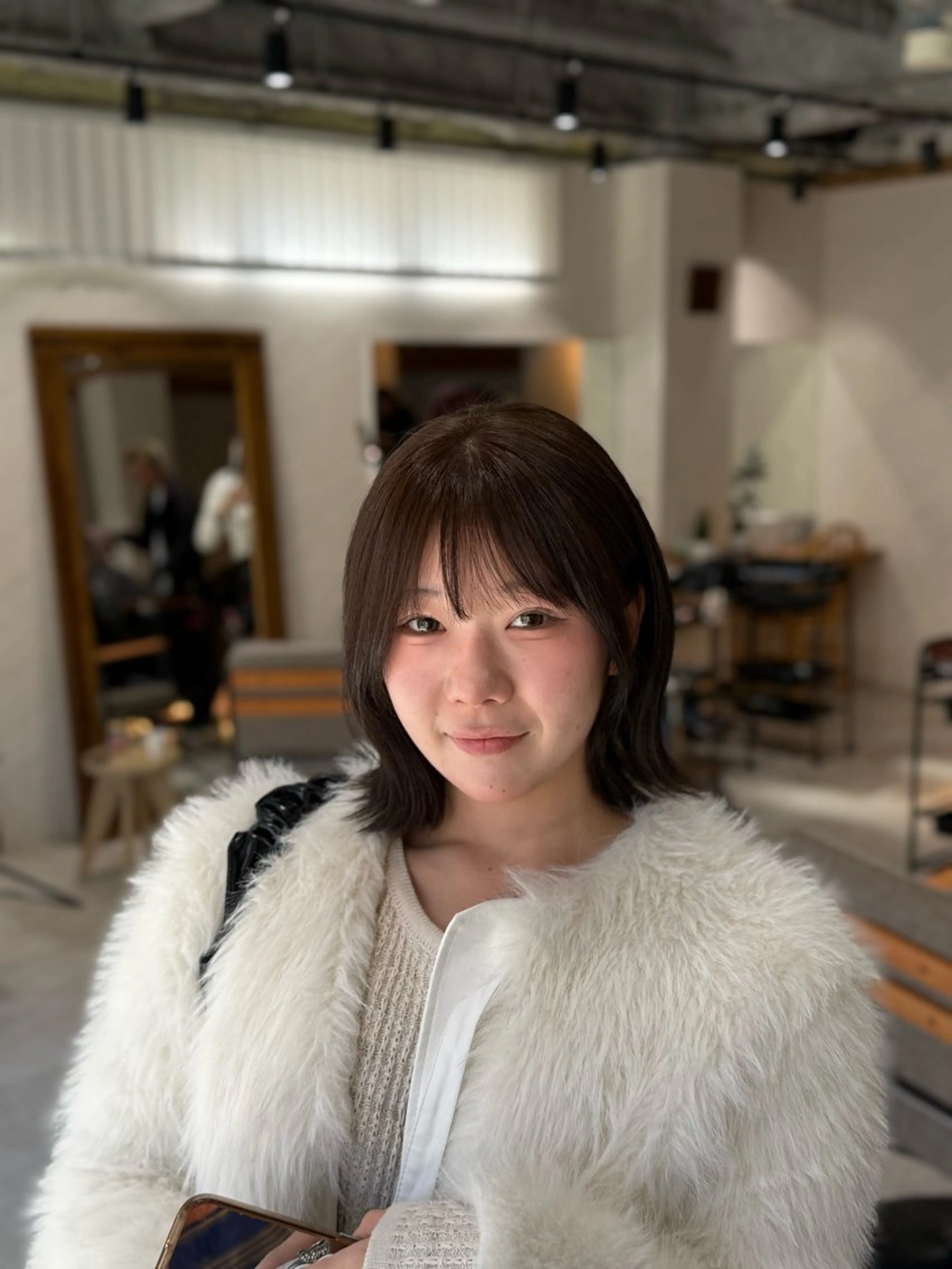 ミディアム カット ヘアカラー レイヤーカット🫧 /髪質改善✨TOWAのヘアスタイル