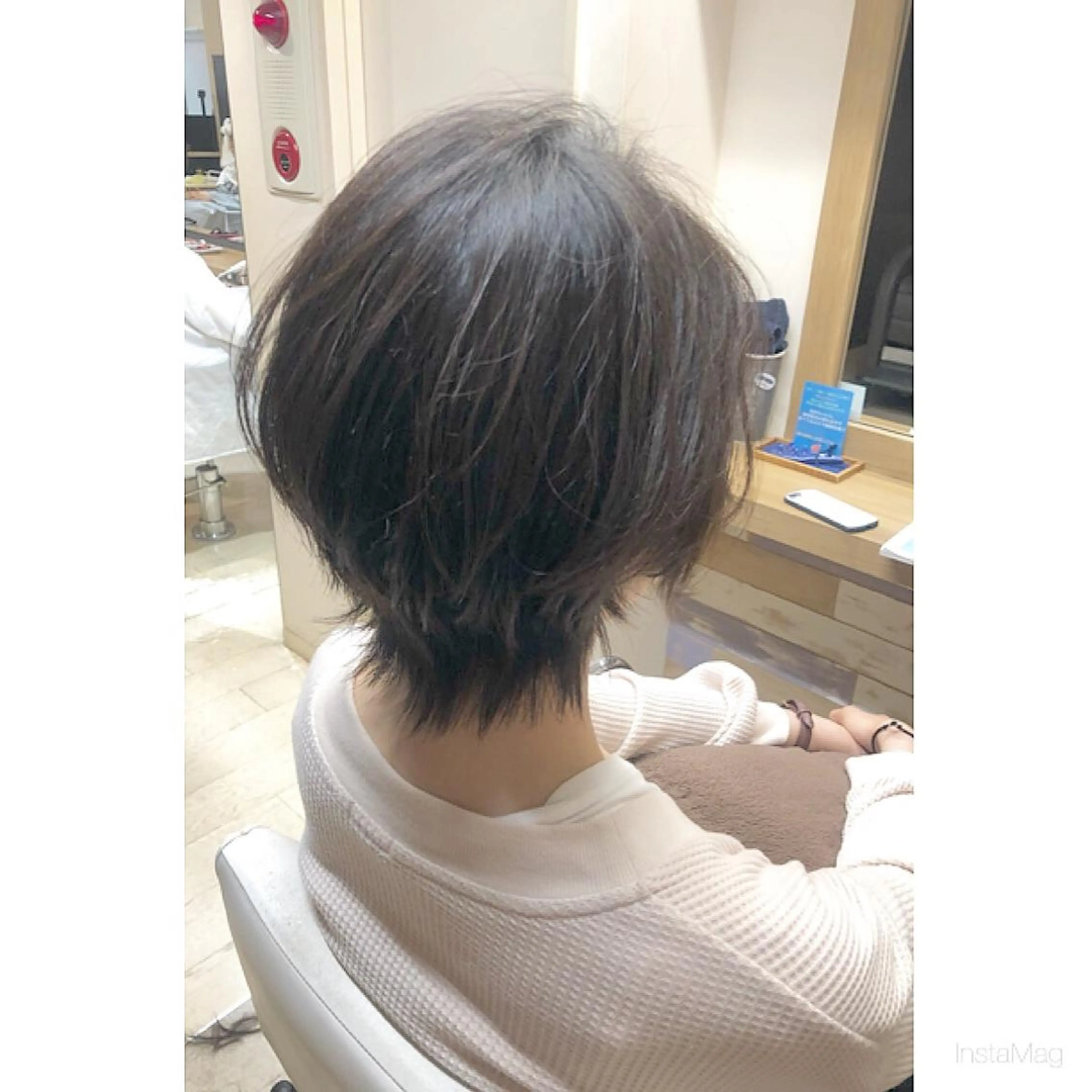ショート ウルフカット 岩間 香純のヘアスタイル