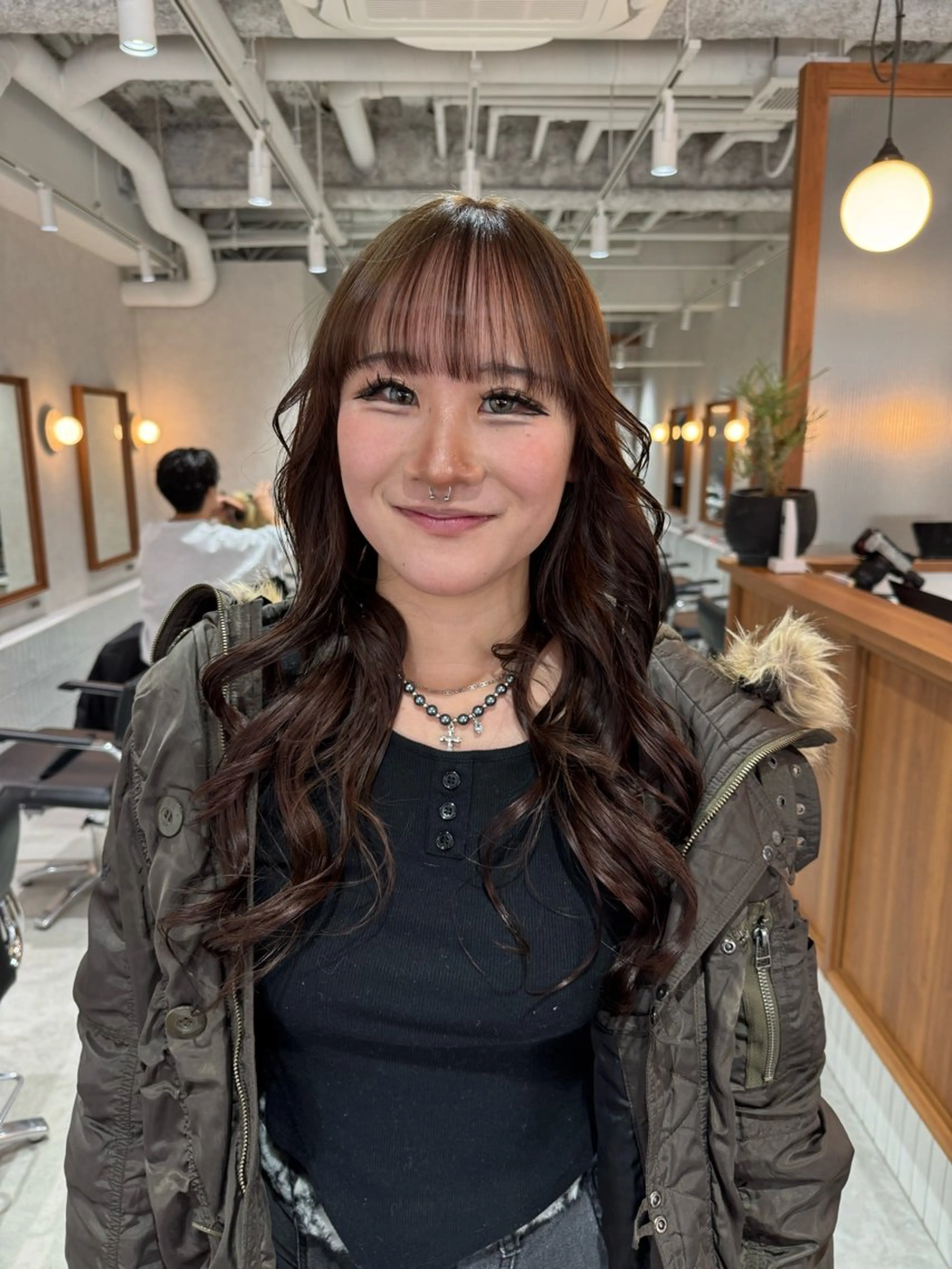 ロング ヘアカラー トリートメント 🩵ゆりあ ／ベージュ／ボブ🩵のヘアスタイル