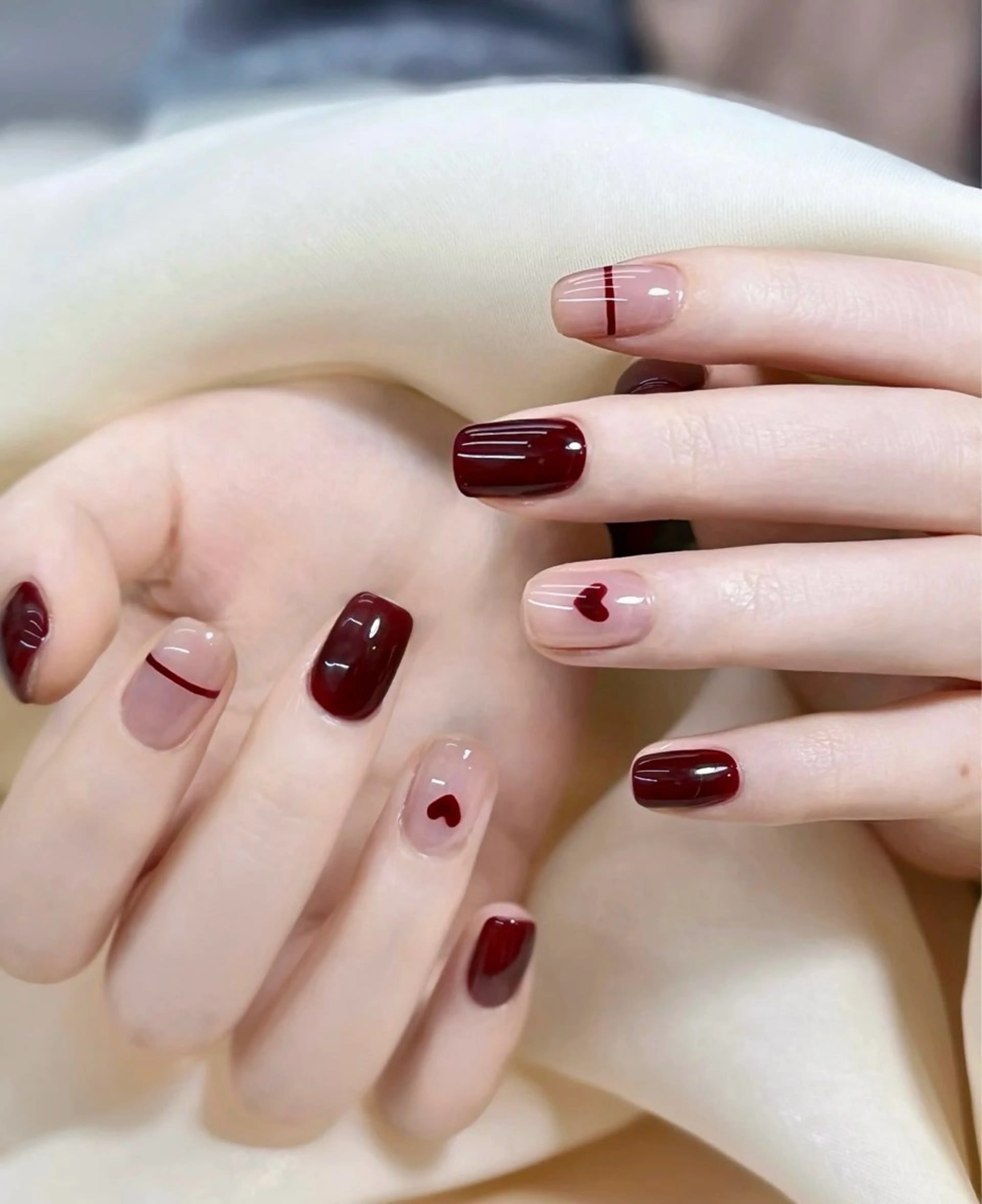 ネイル ハンドネイル 🩵Minmin nail salonのネイルデザイン