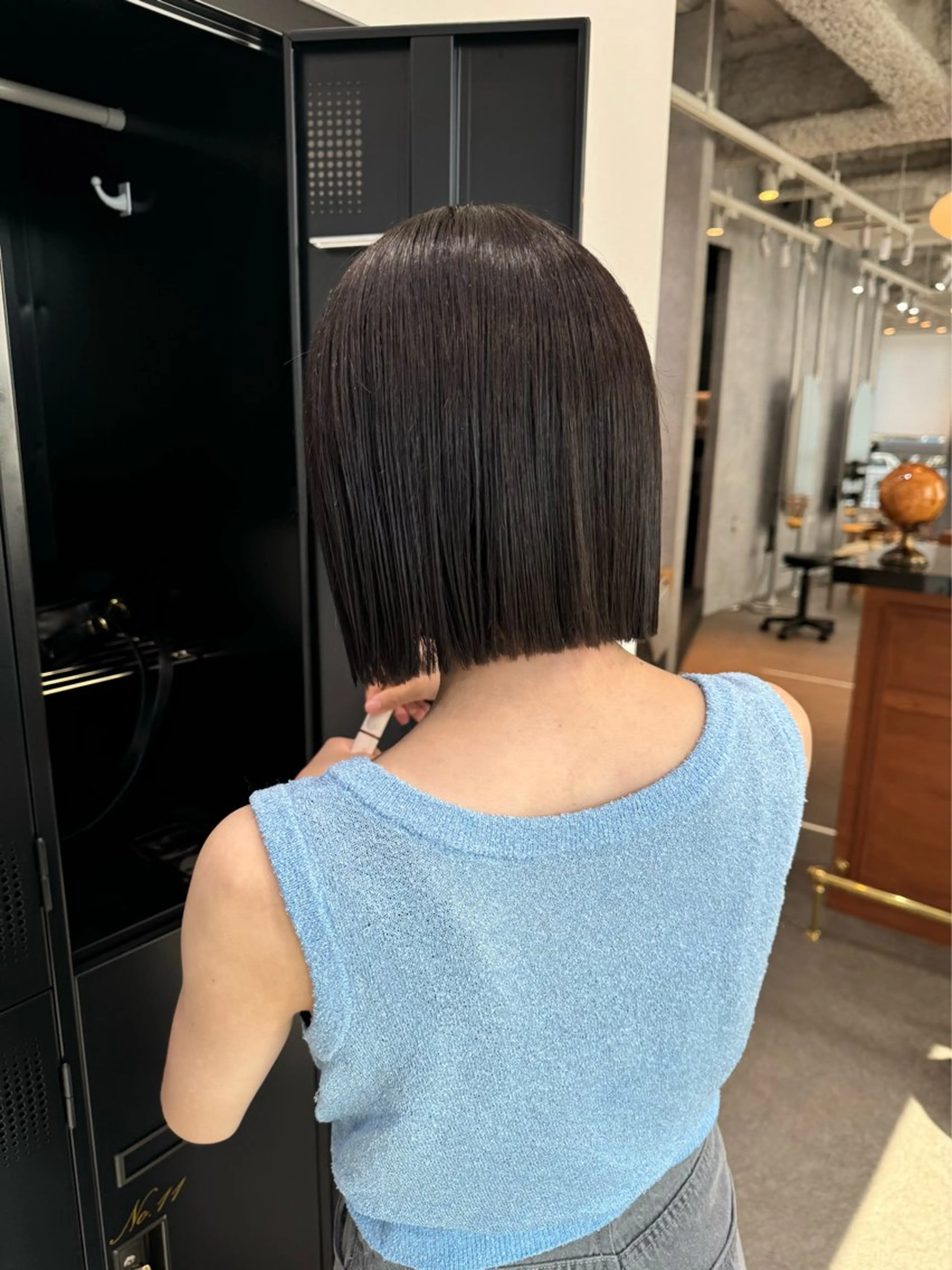 ショート カット トリートメント 透け感カラー/ momo🦕🌱のヘアスタイル