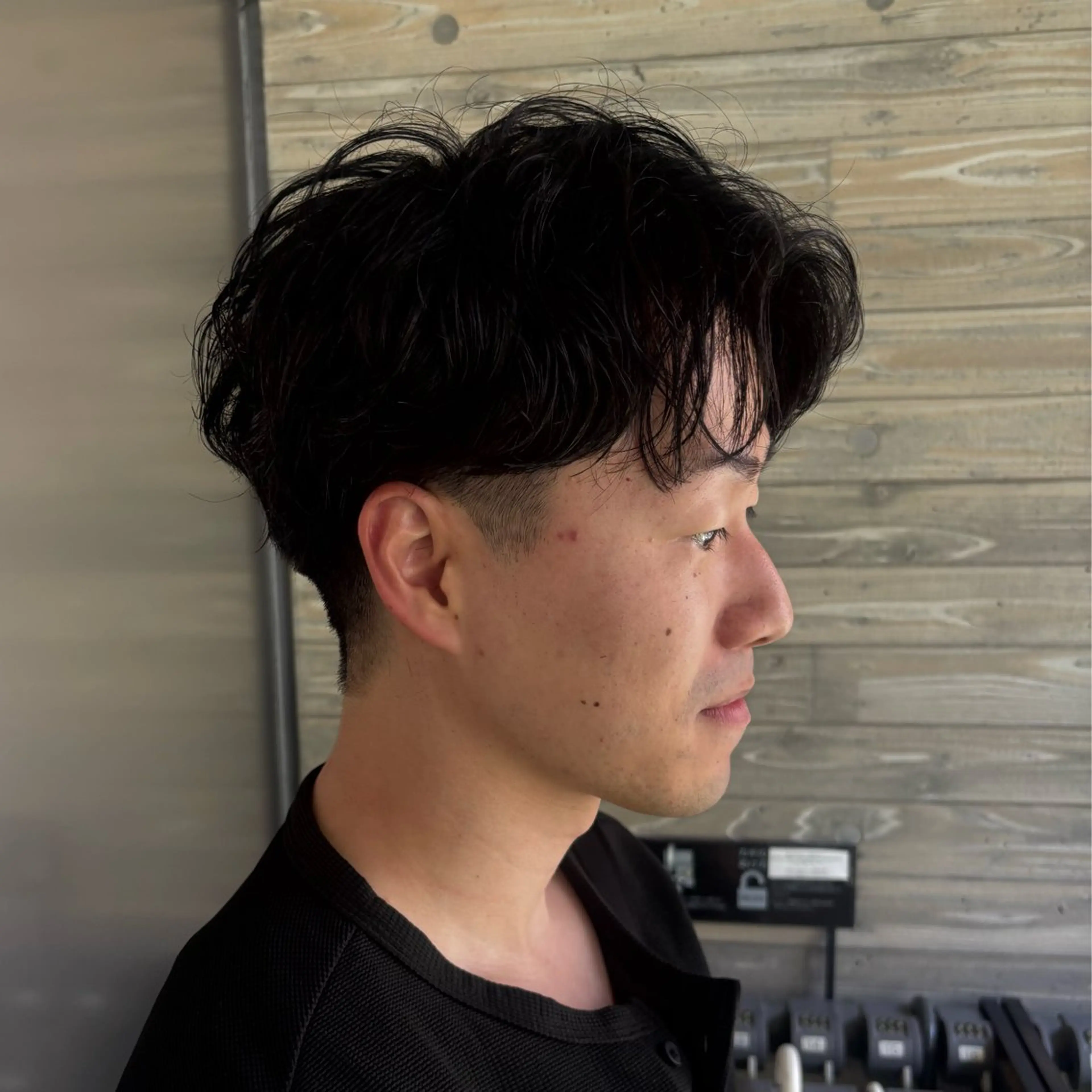 パーマ メンズ カット パーマ 【メンズ特化美容師】 RYO／梅田のヘアスタイル